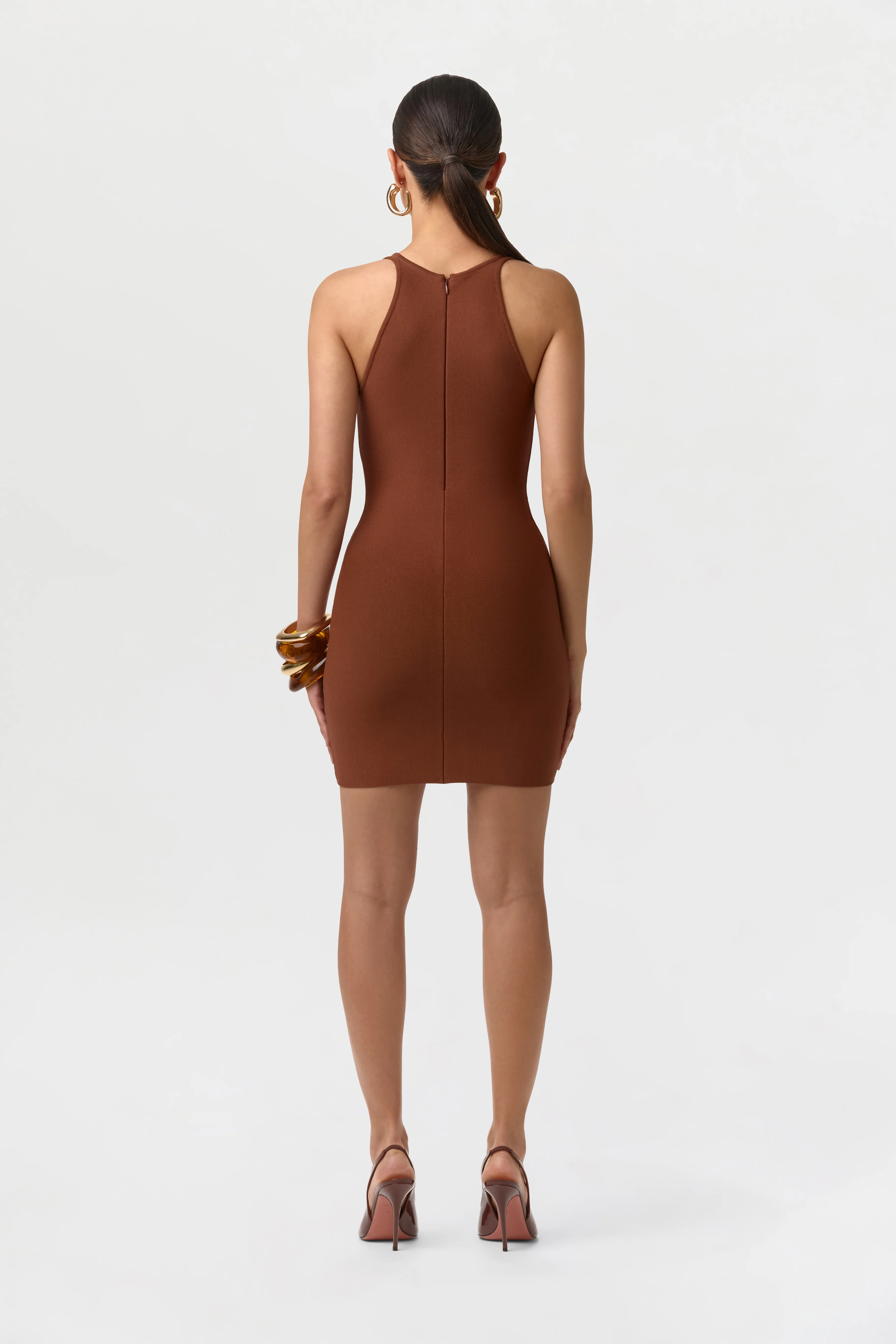 Bandage Scoop Mini Dress - Image 4