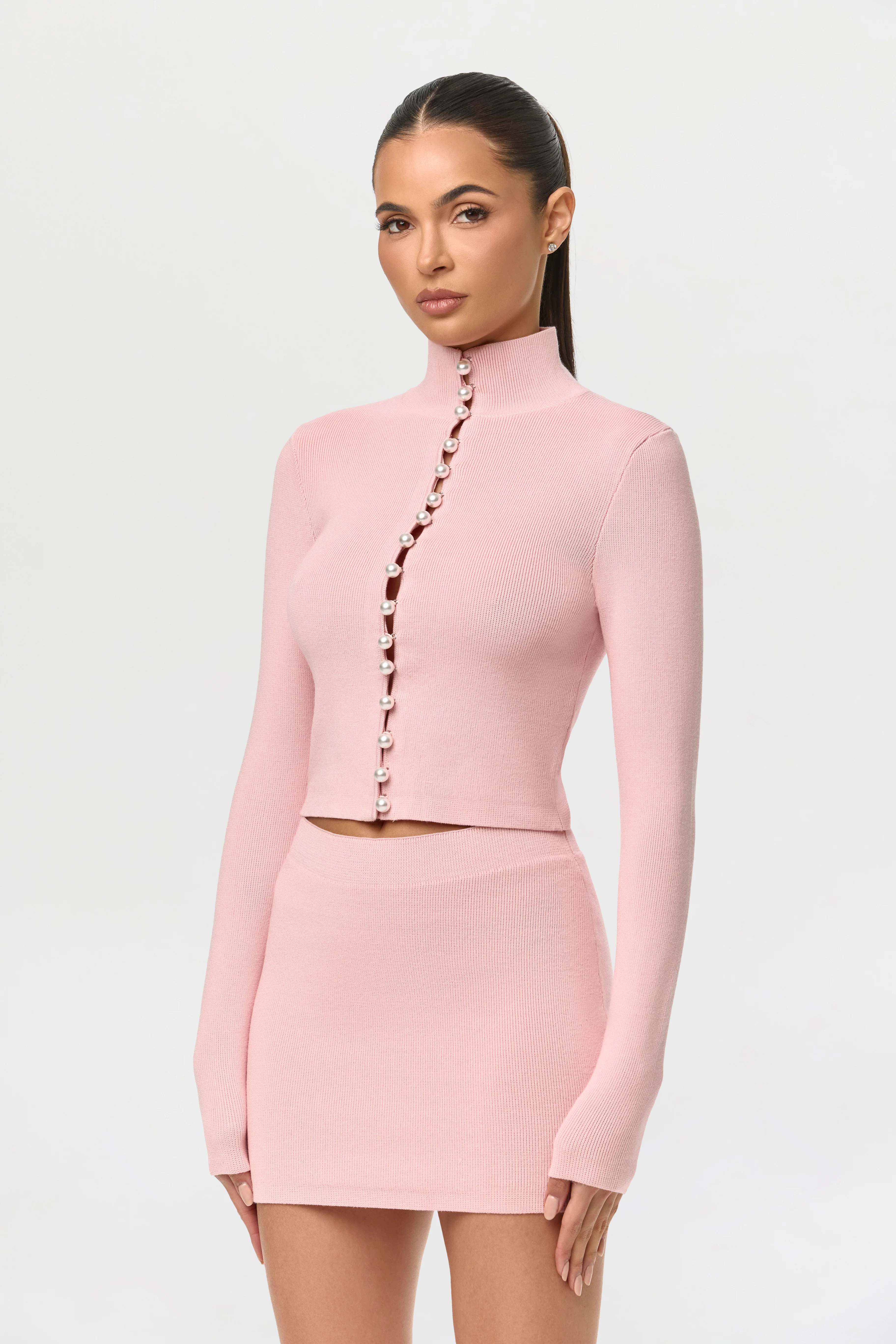 Knit Mini Skirt - Image 3