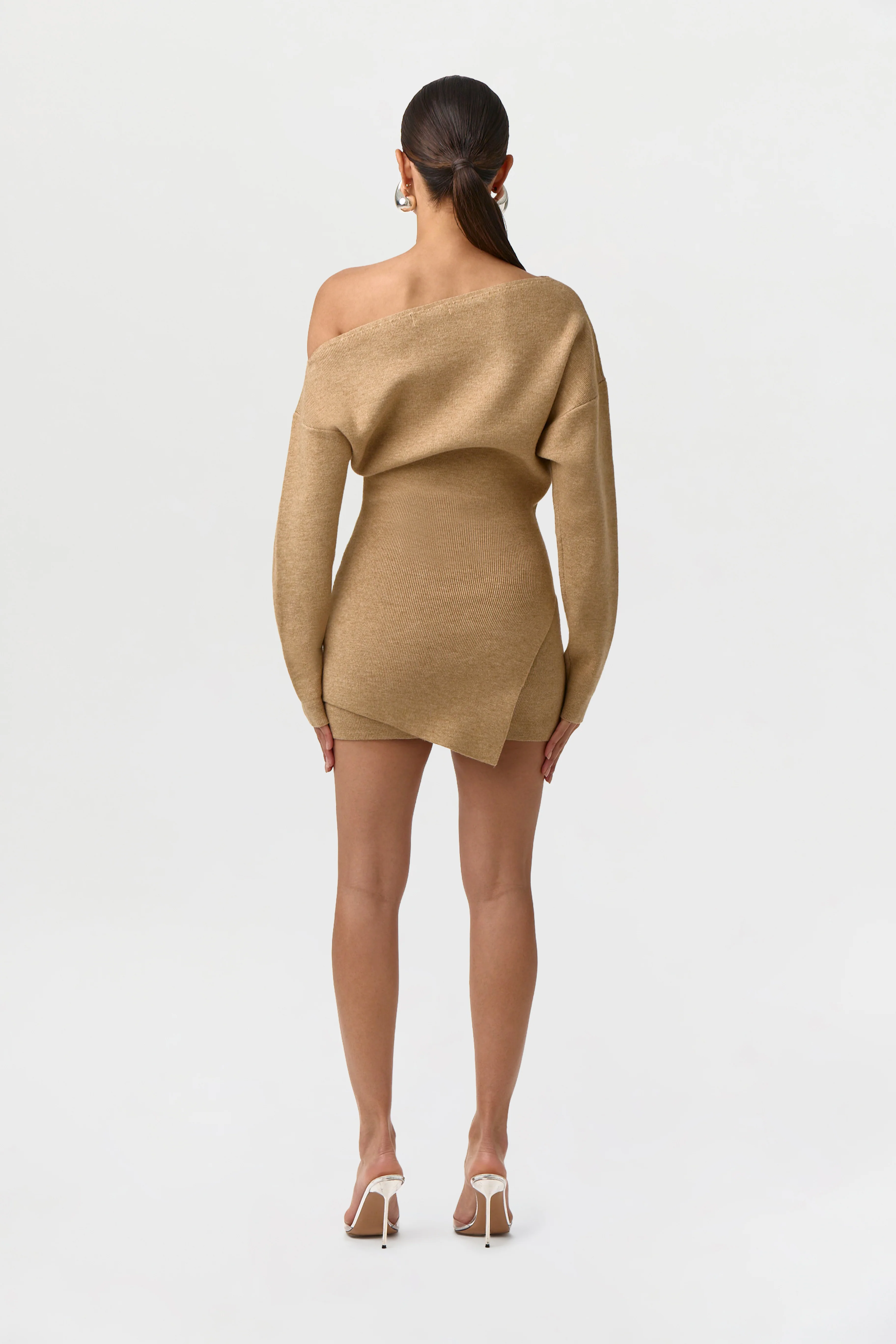 Knit High Waist Mini Skirt - Image 5