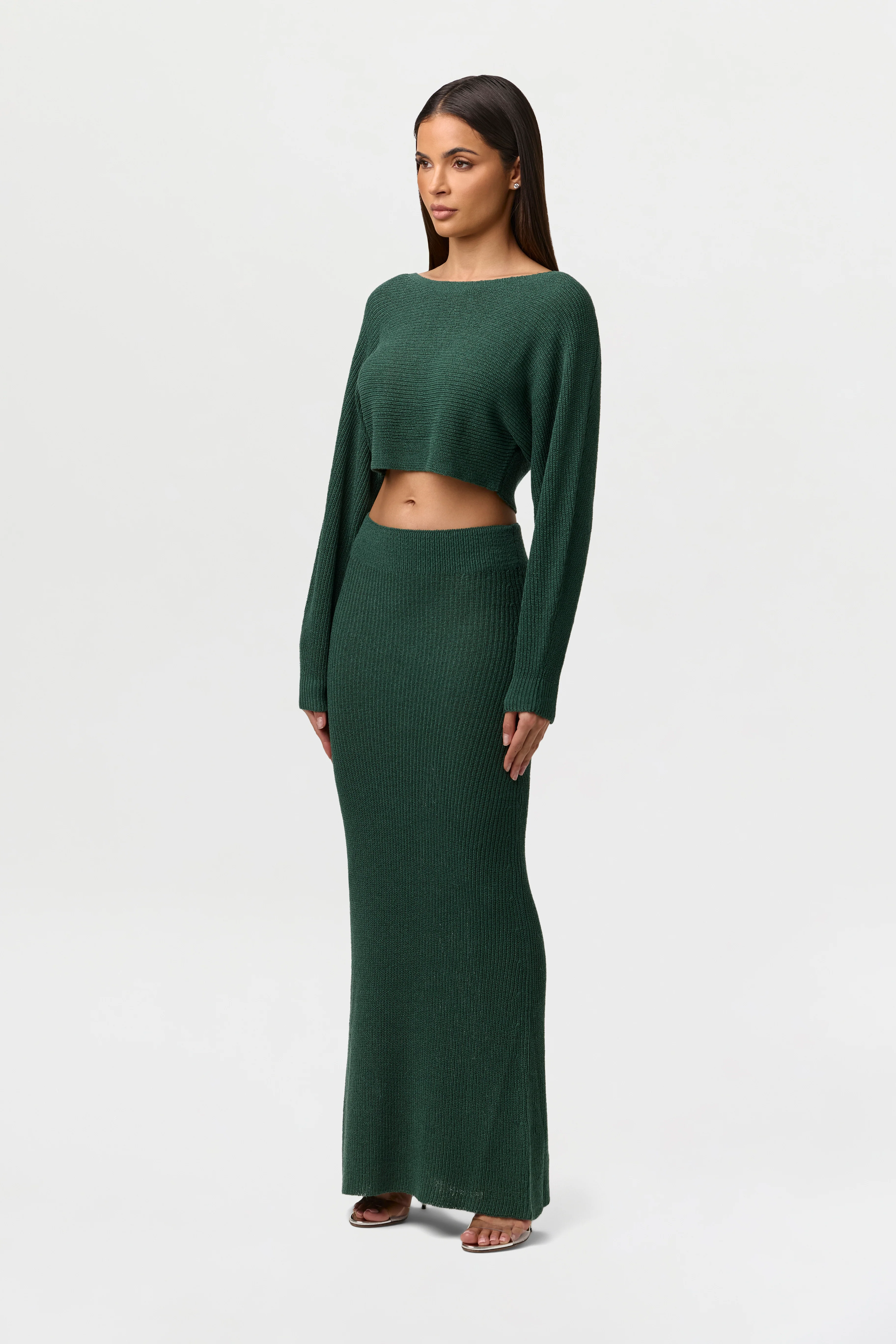 Ribbed Knit Crop Top - Image 3