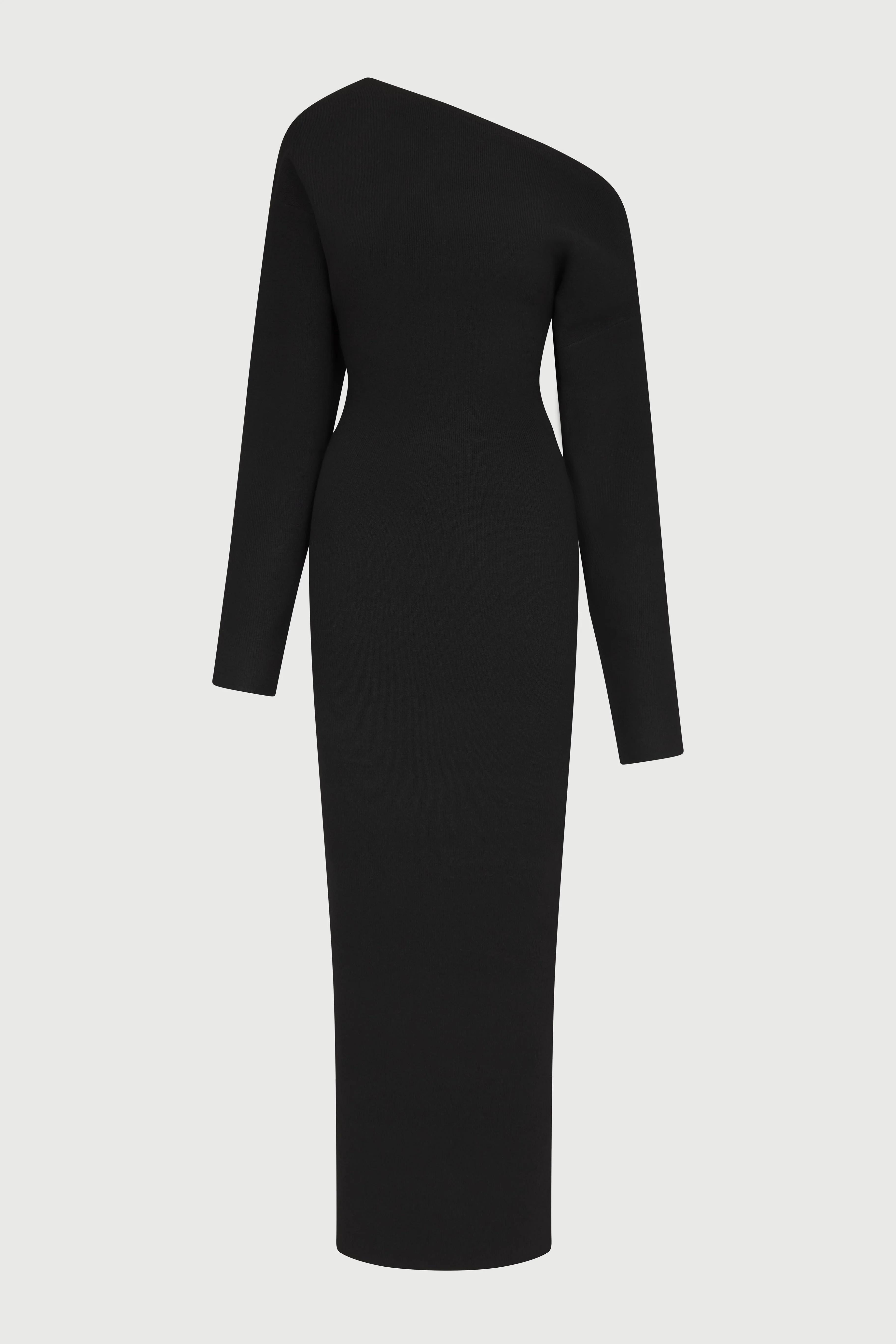 Knit Off-Shoulder Sweater Maxi Dress - Image 47