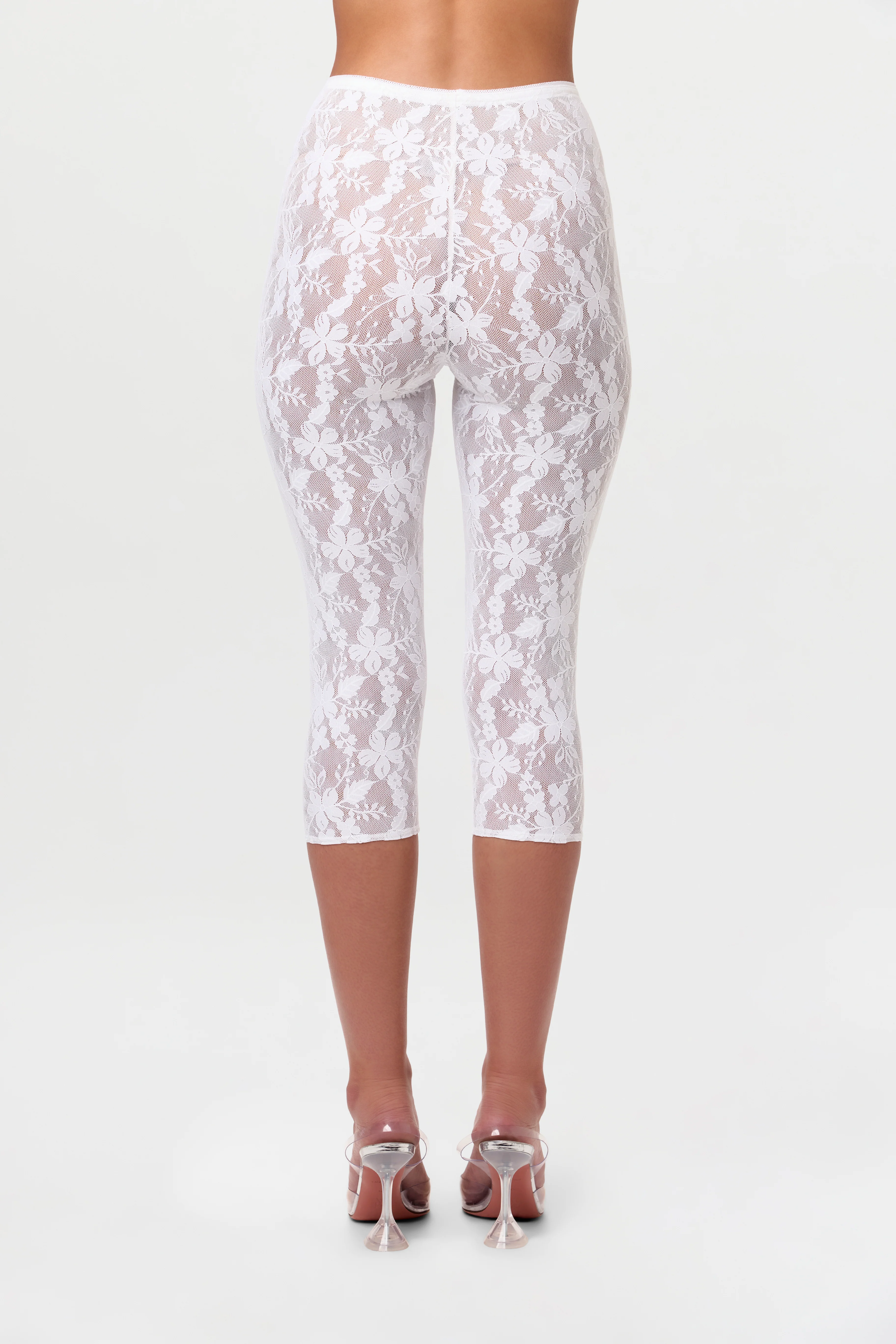 Stretch Lace Cropped Legging - Image 15