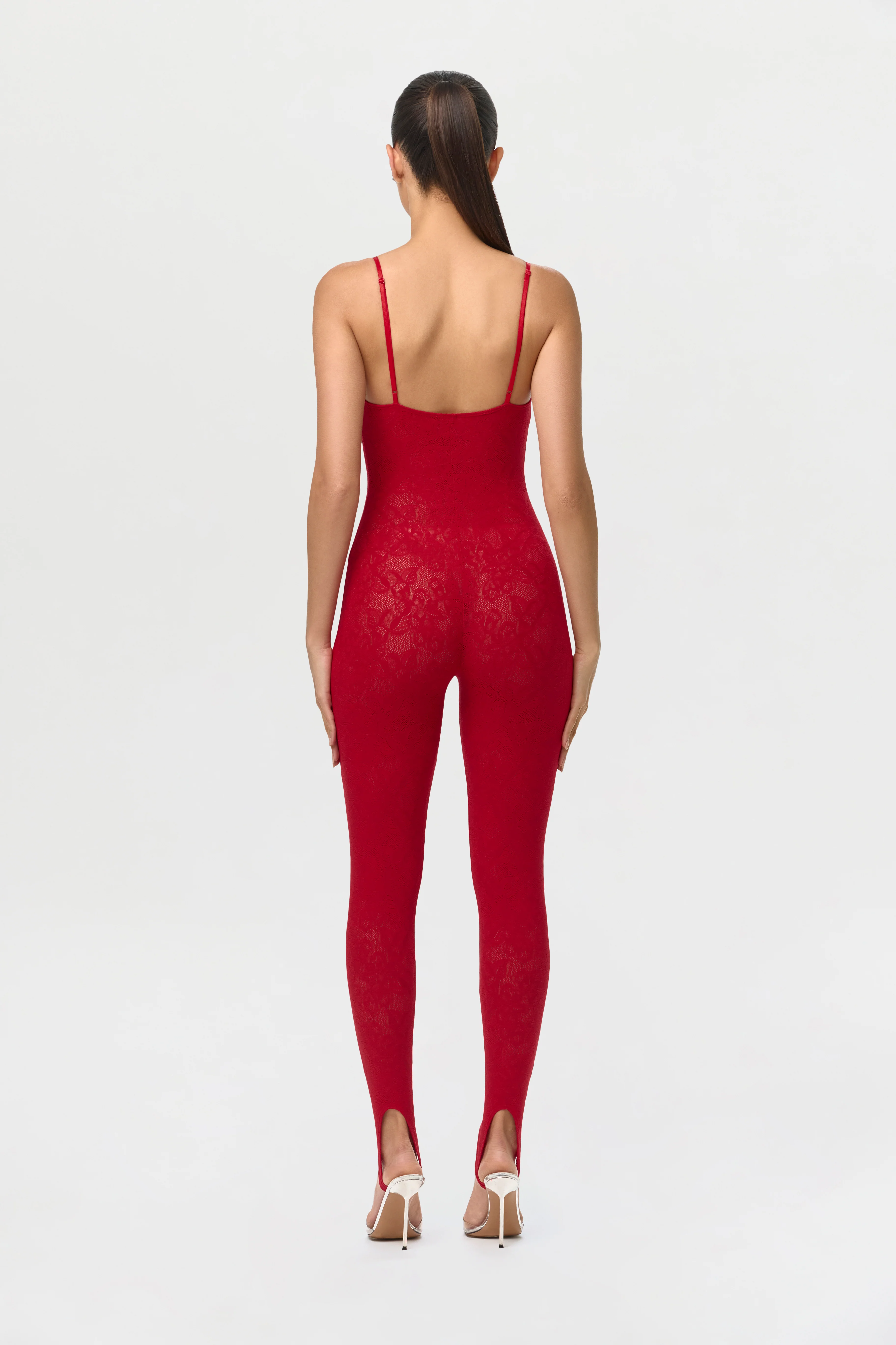 Lace Stirrup Jumpsuit Petite - Image 5