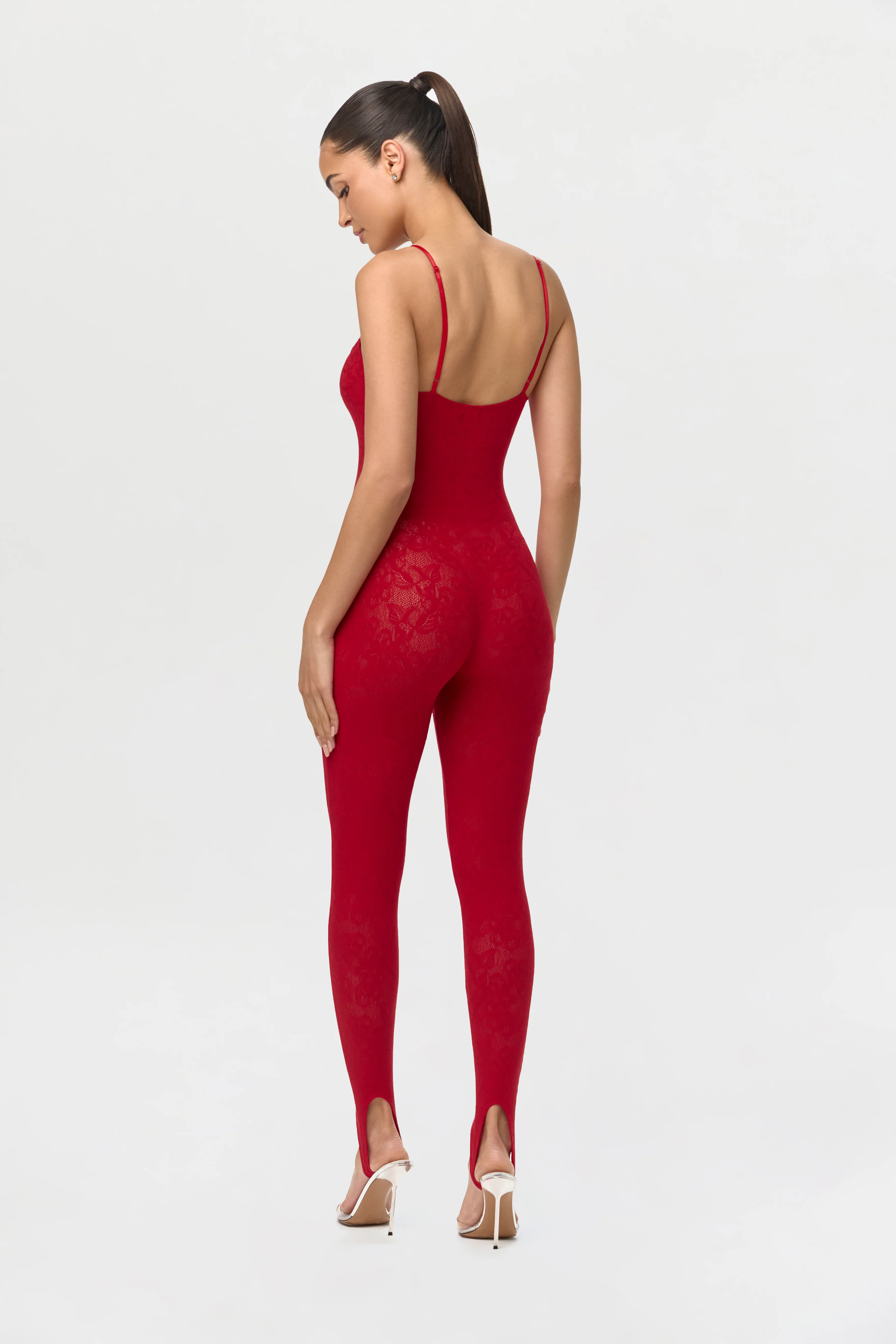 Lace Stirrup Jumpsuit Petite - Image 6