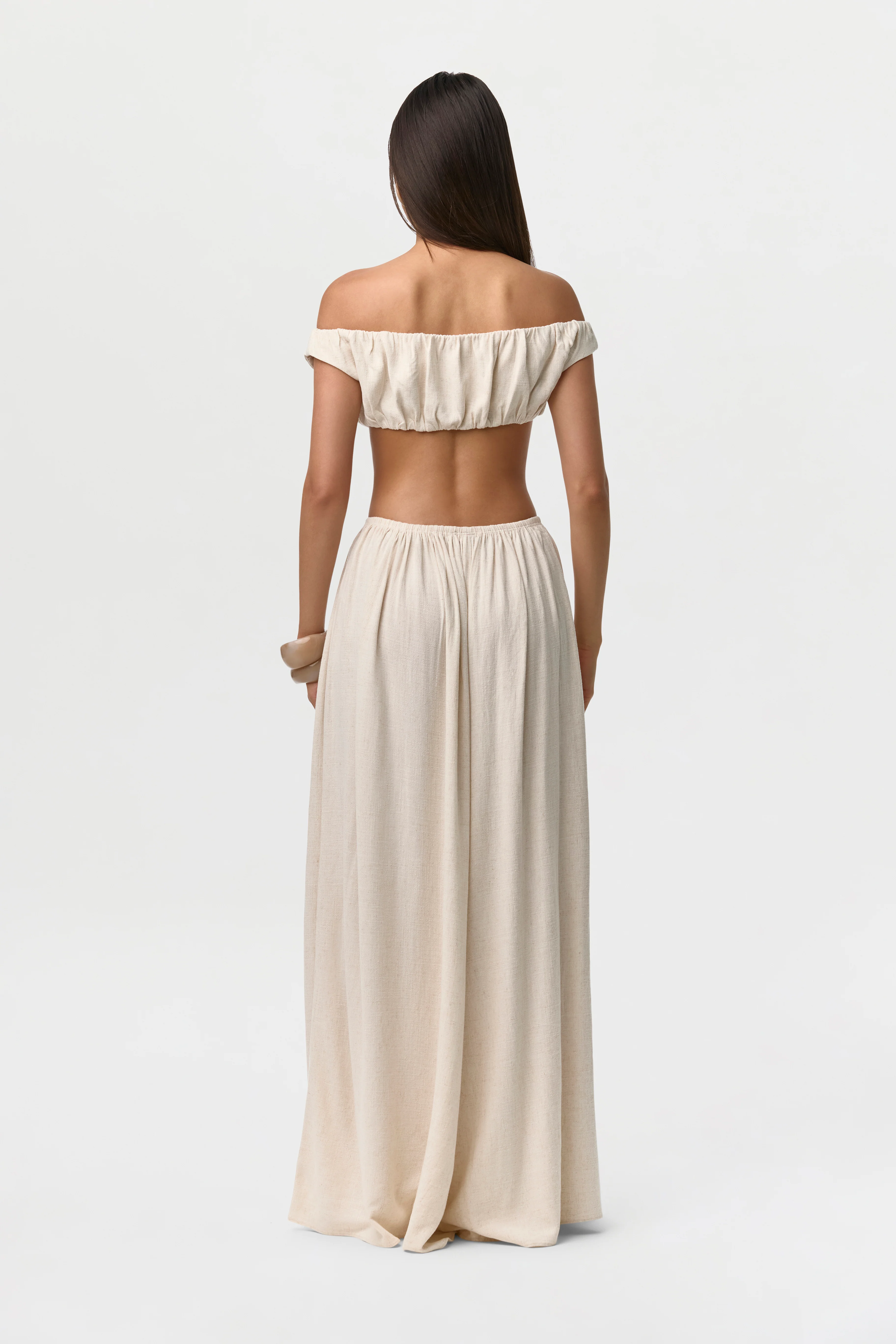 Linen Pleated Palazzo Pants - Image 12