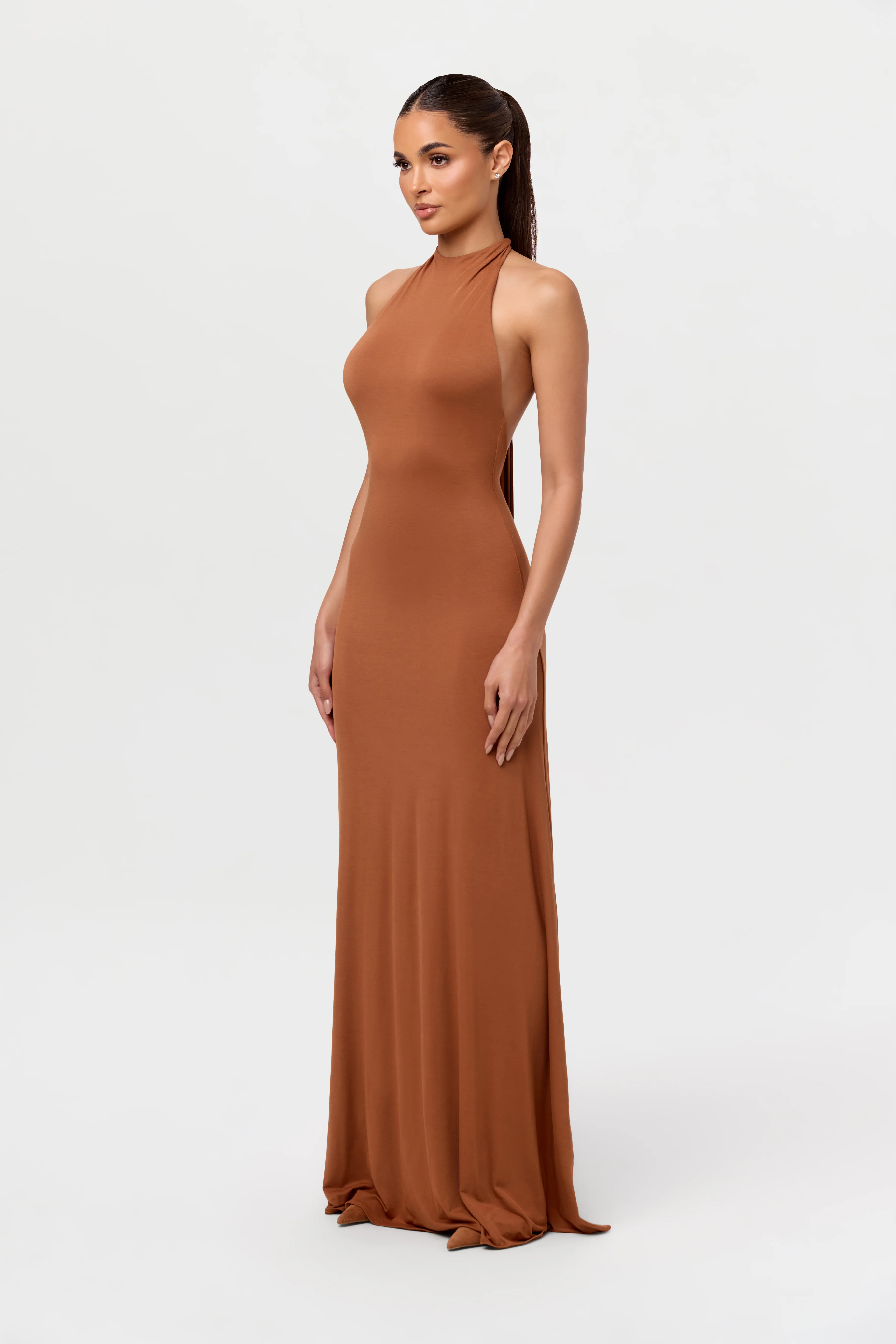 Modal Halter Maxi Dress - Image 9
