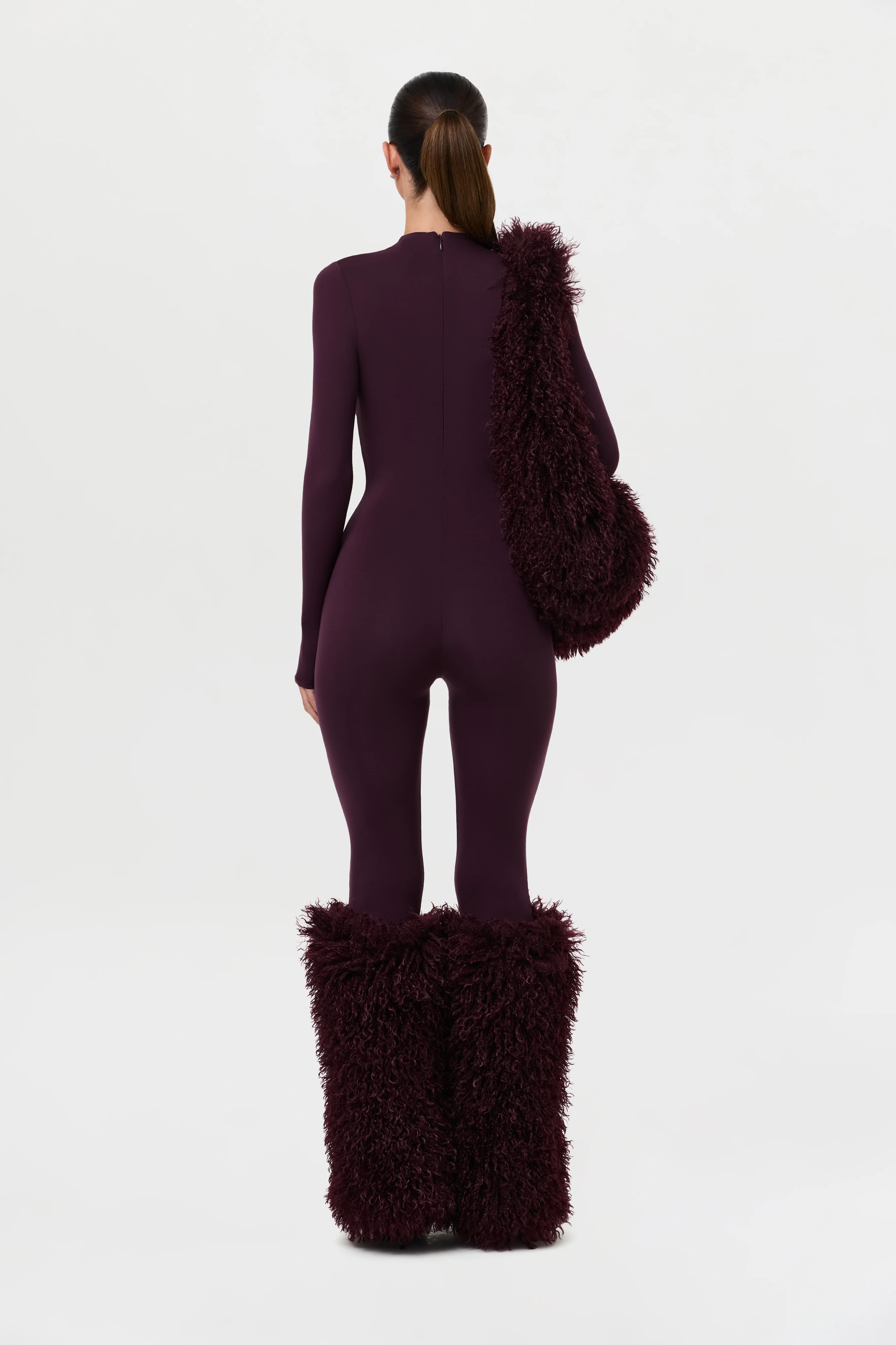 Faux Fur Plush Leg Warmers - Image 5