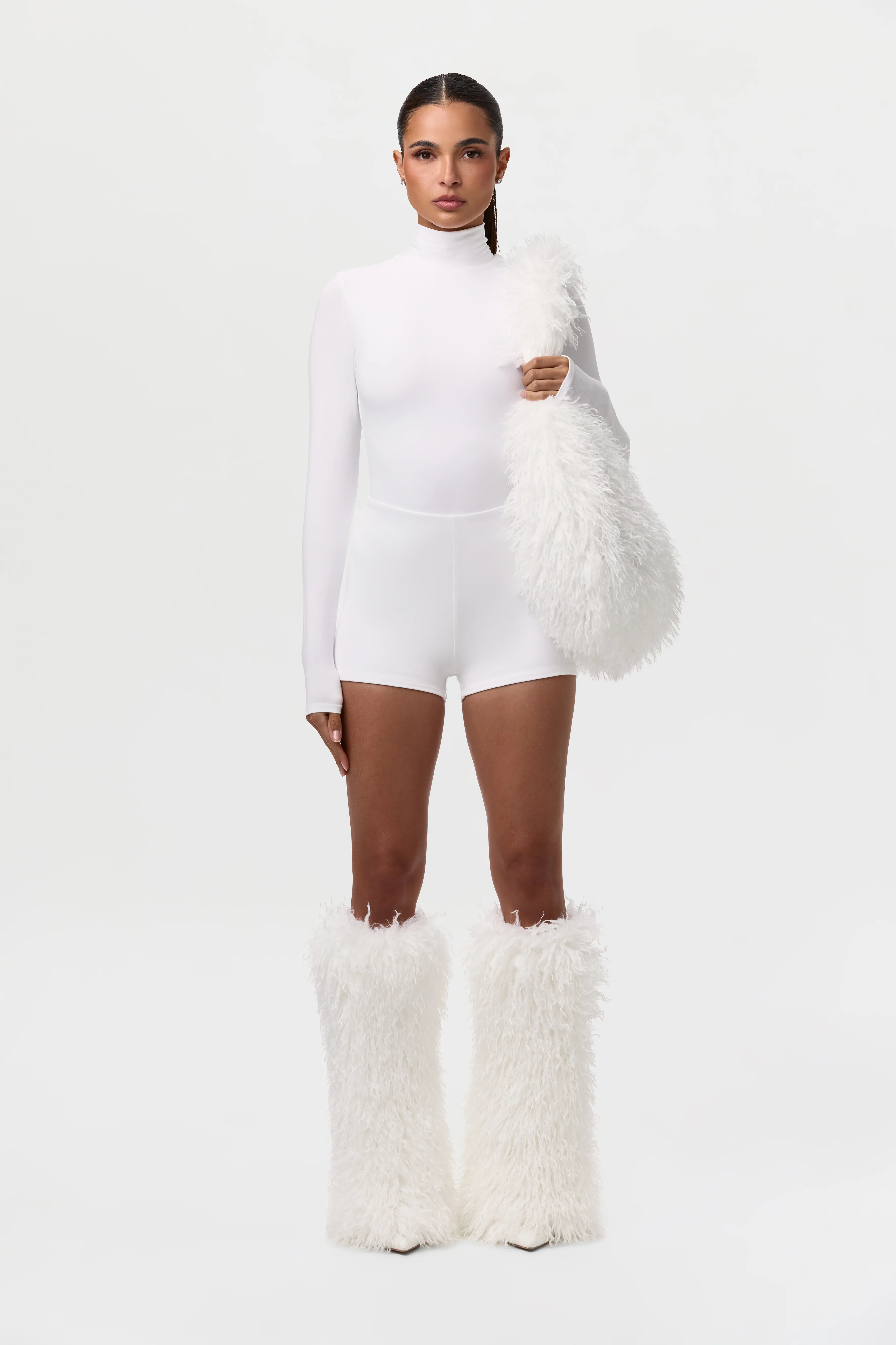 Faux Fur Plush Shoulder Bag - Image 17