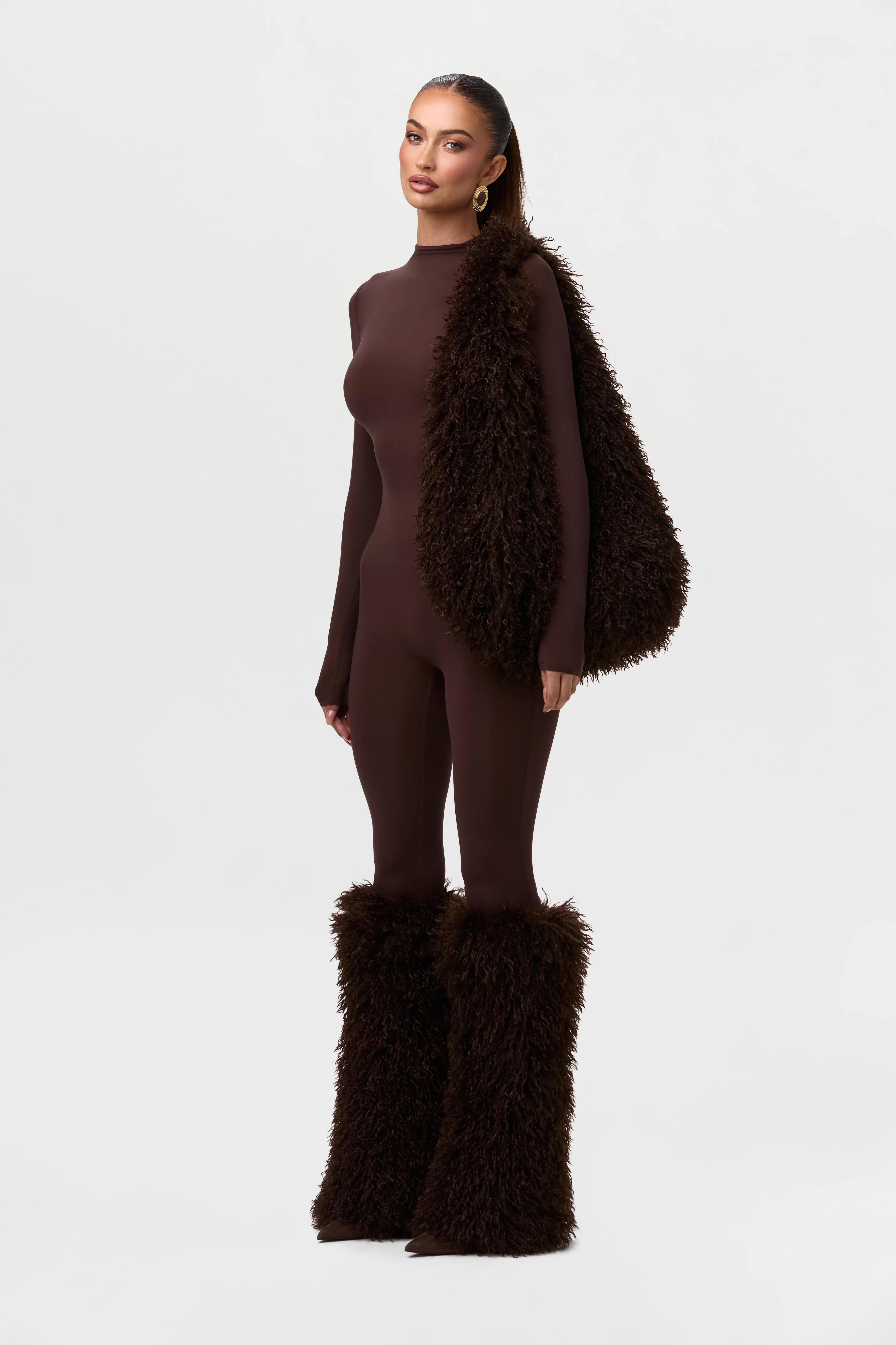 Faux Fur Plush Shoulder Bag - Image 24