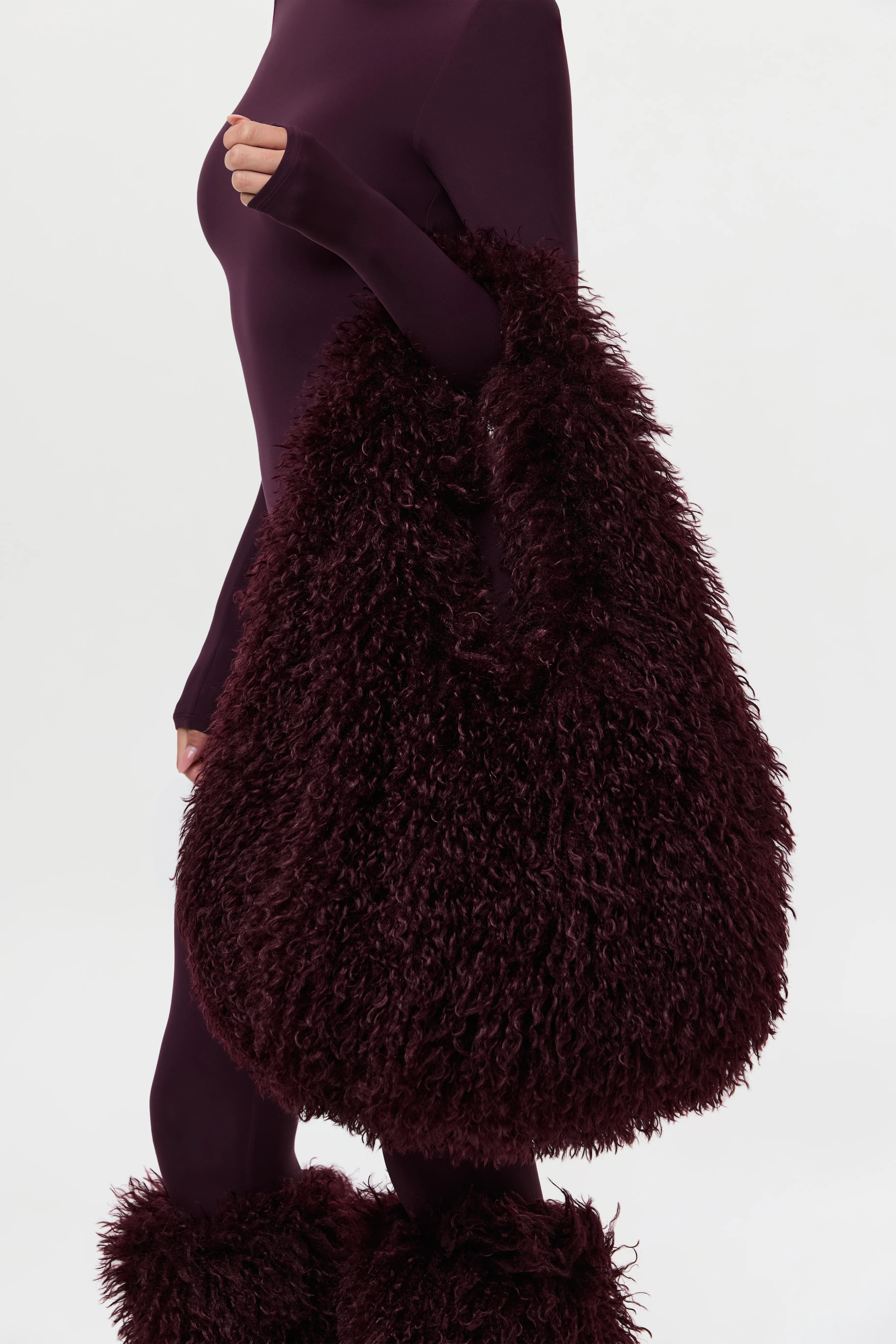 Faux Fur Plush Shoulder Bag - Image 28
