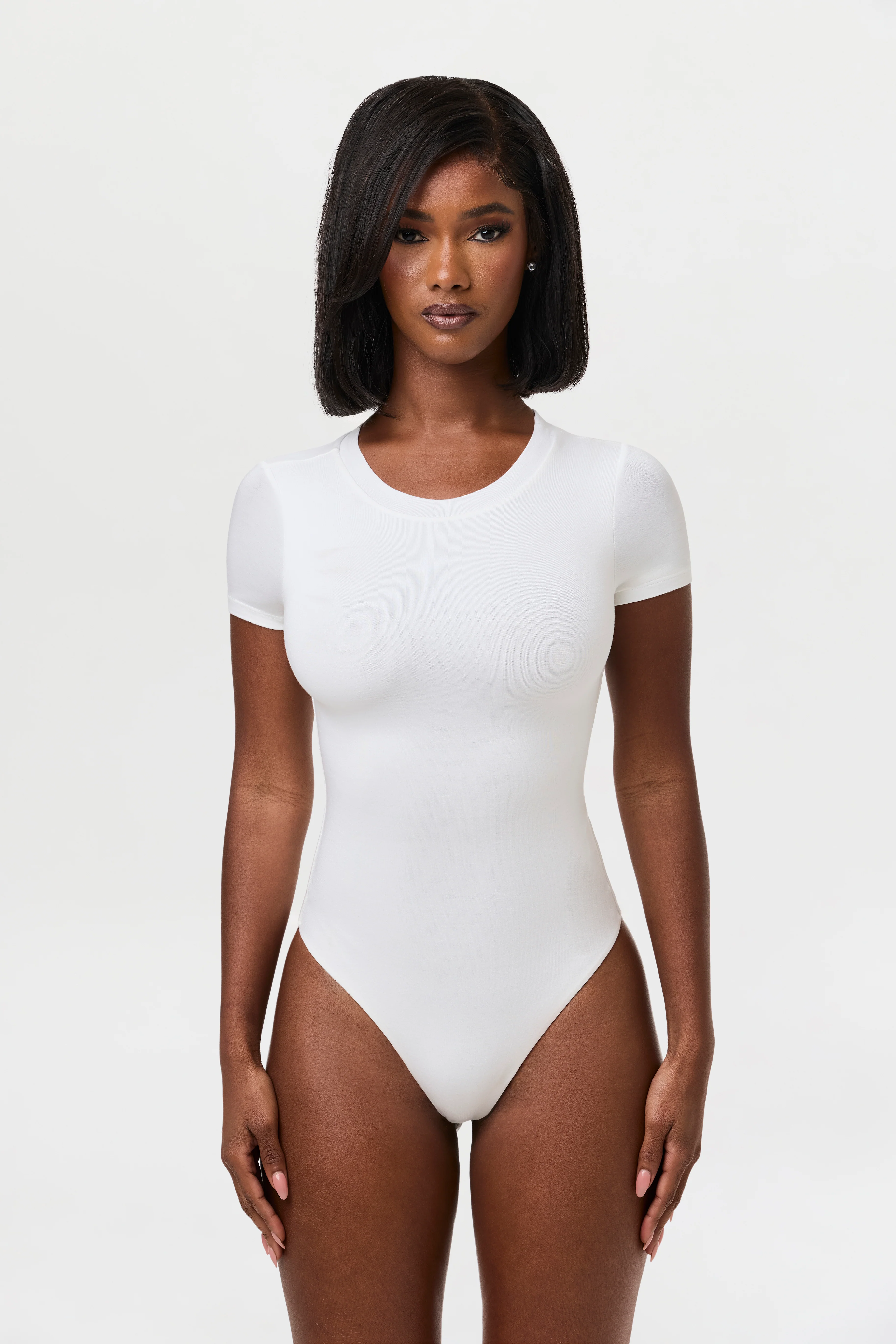 Smooth Crewneck Tee Bodysuit - Image 11