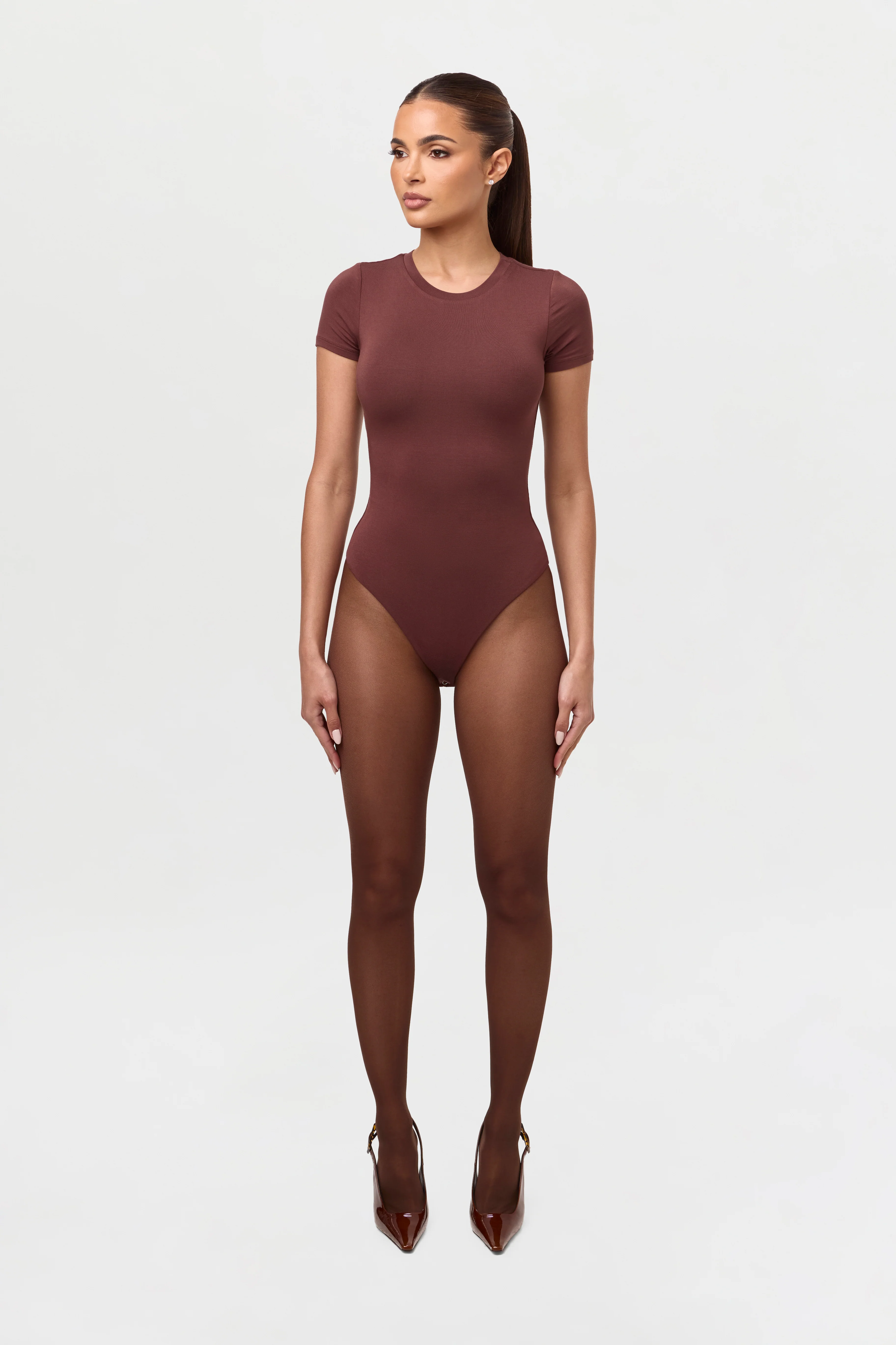 Smooth Crewneck Tee Bodysuit - Image 4
