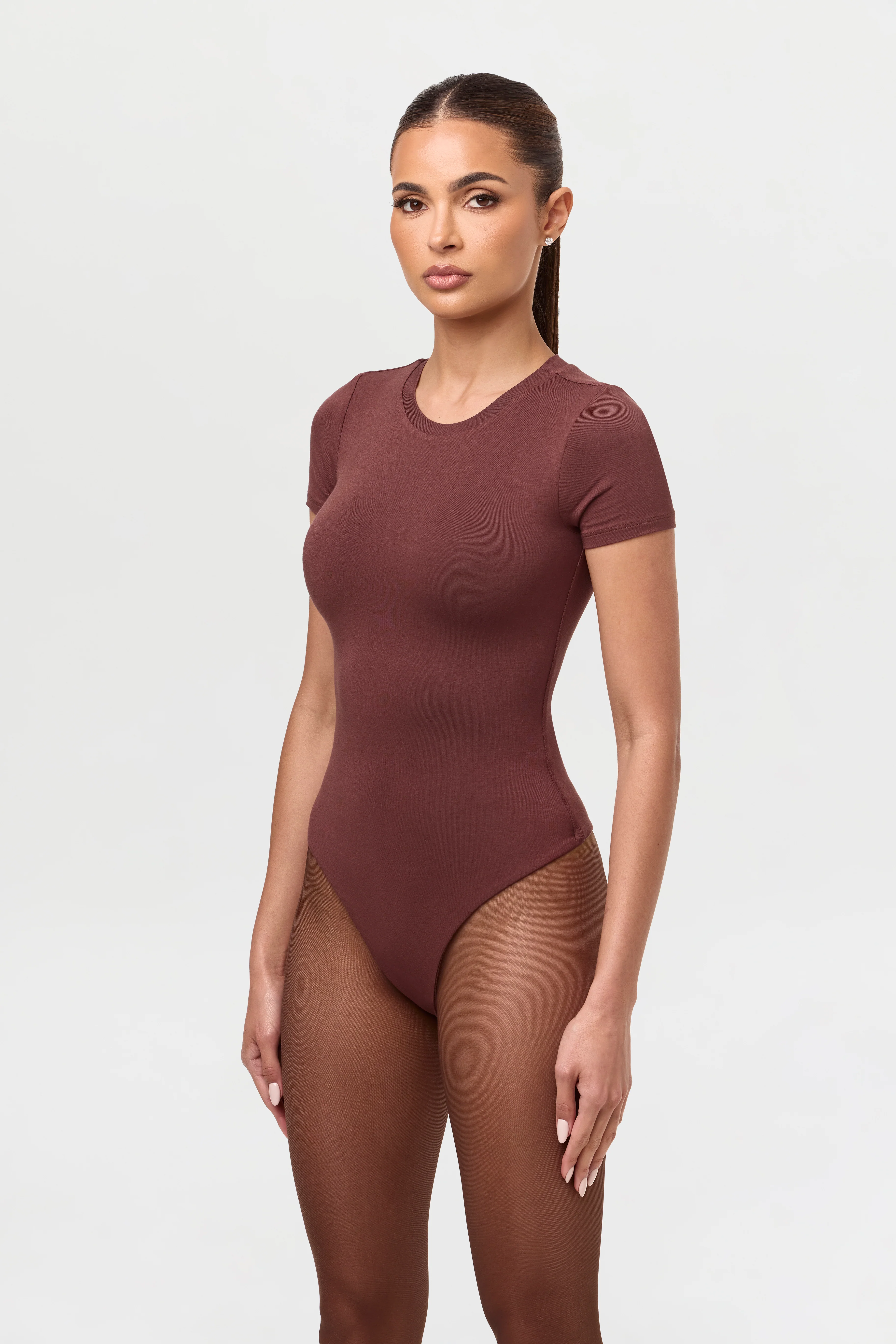 Smooth Crewneck Tee Bodysuit - Image 7