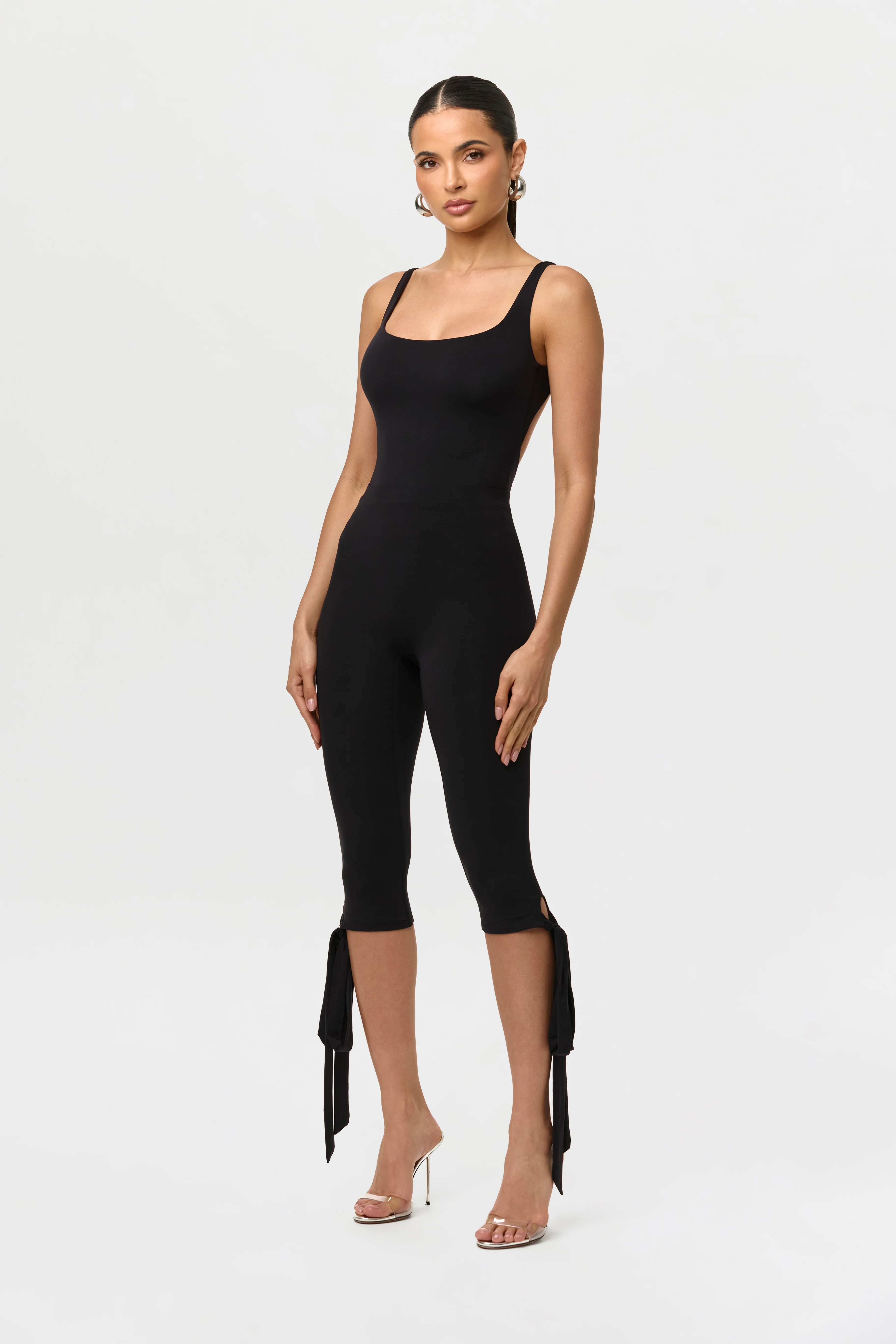 Naked Tie Capri Leggings - Image 2