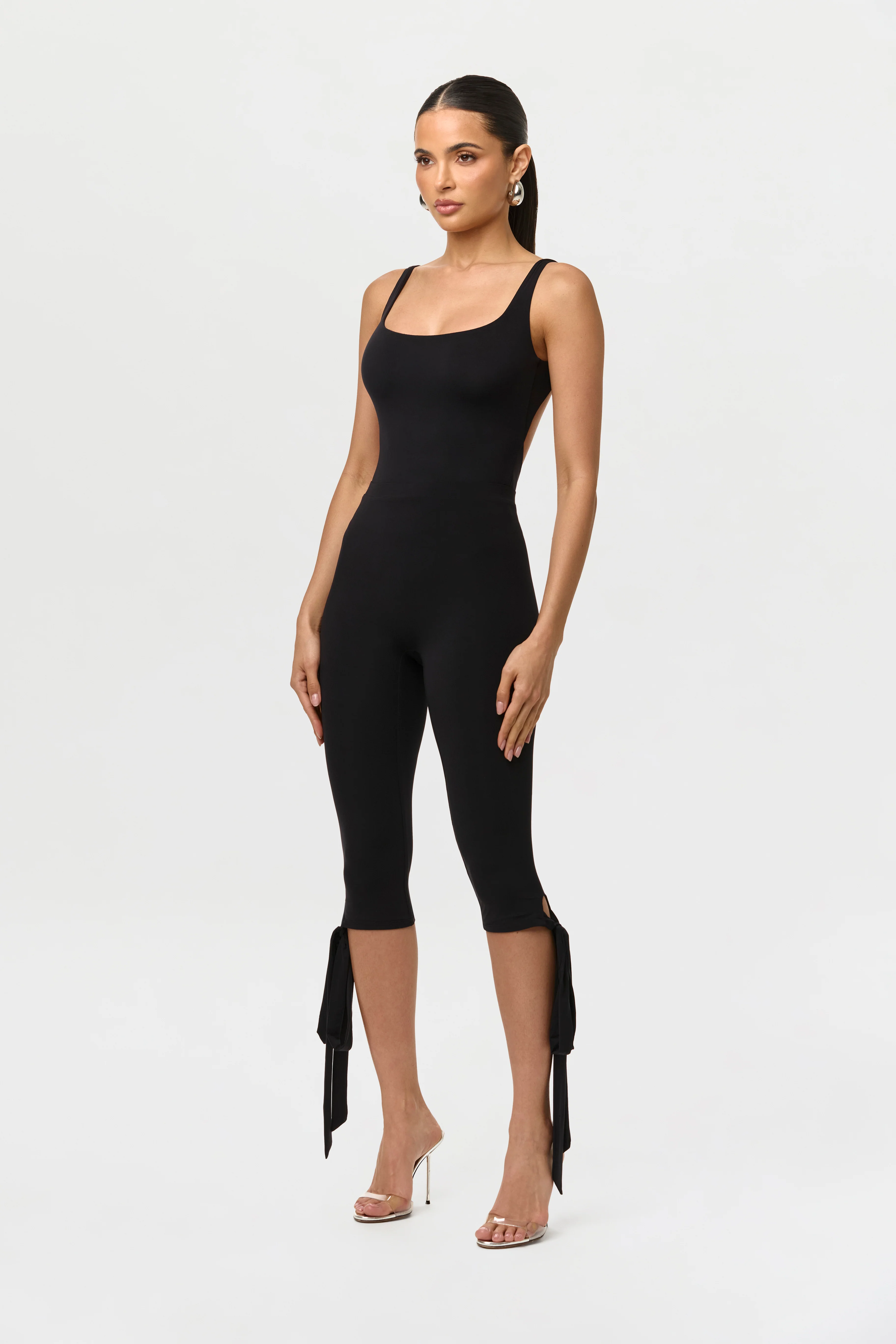 Naked Tie Capri Leggings - Image 3