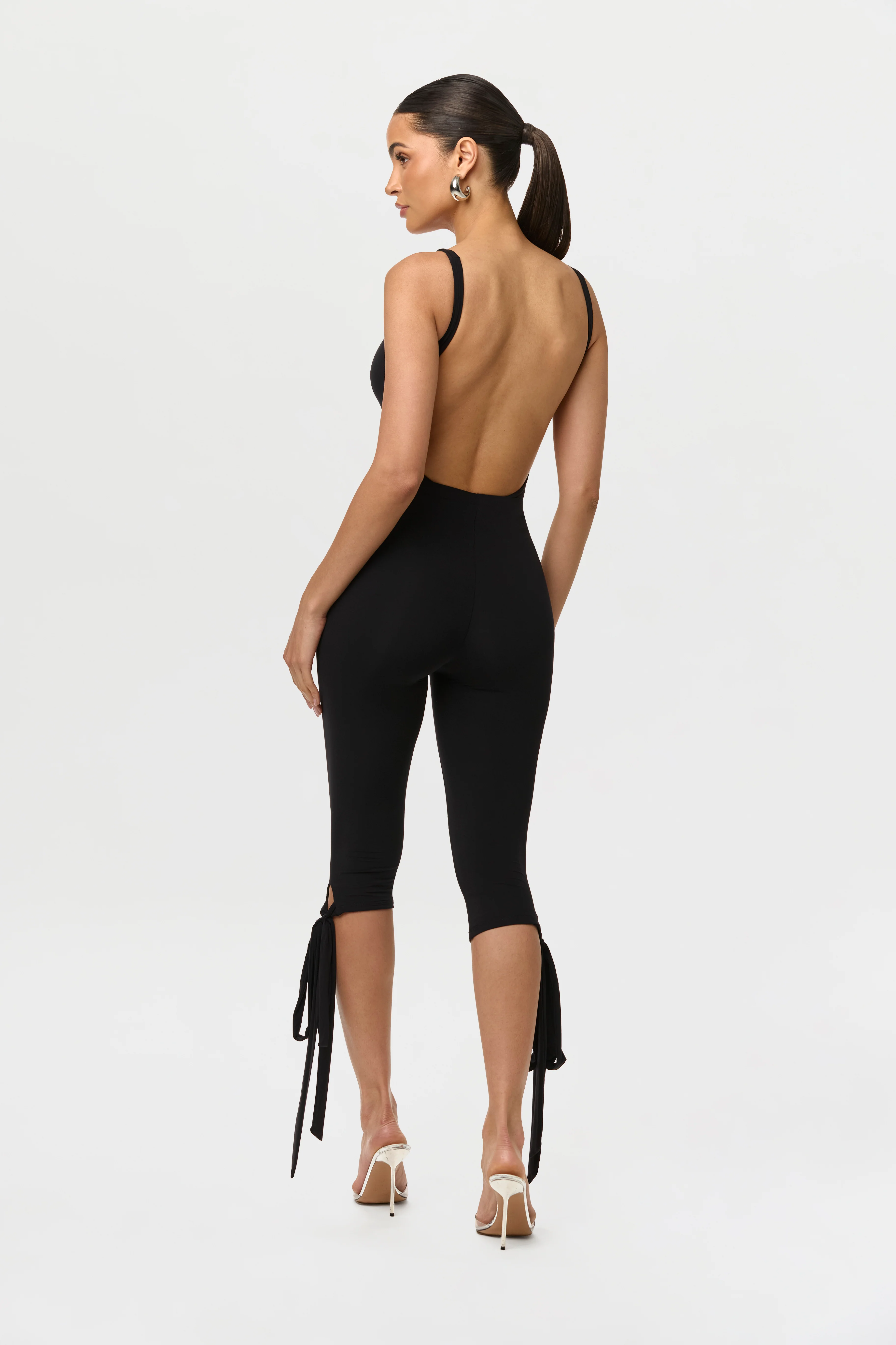 Naked Tie Capri Leggings - Image 4