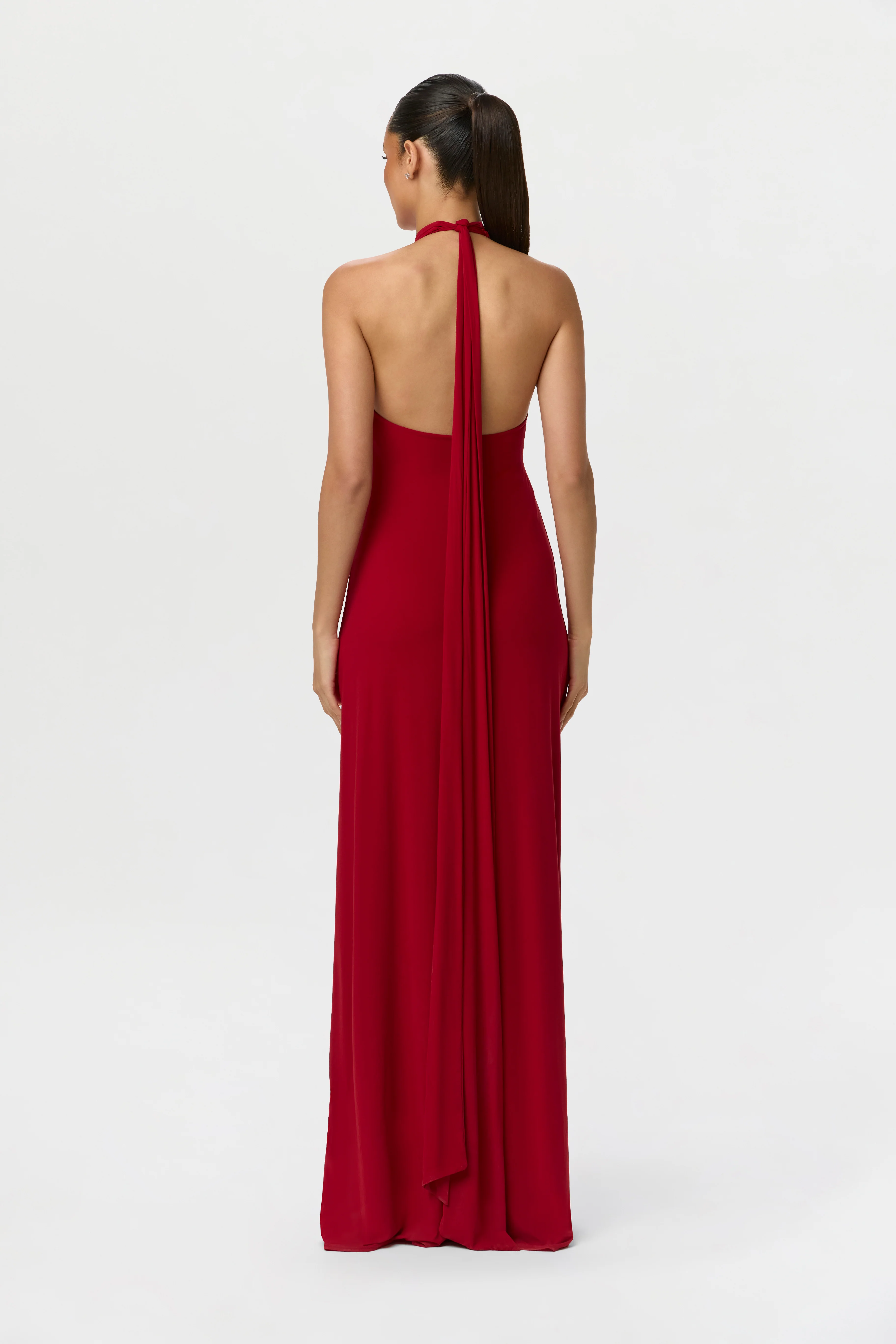 Naked Halter Maxi Dress - Image 3