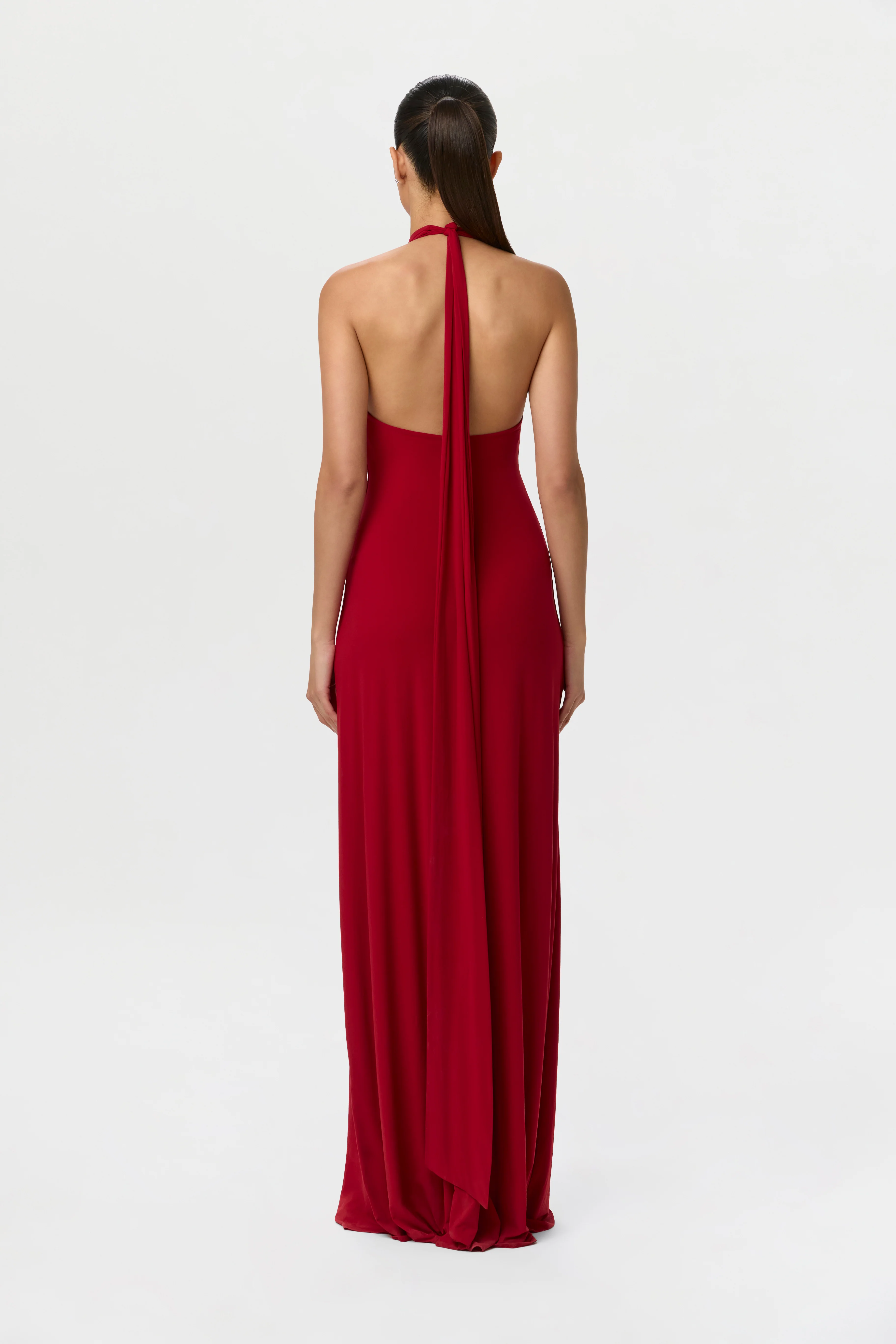 Naked Halter Maxi Dress - Image 4