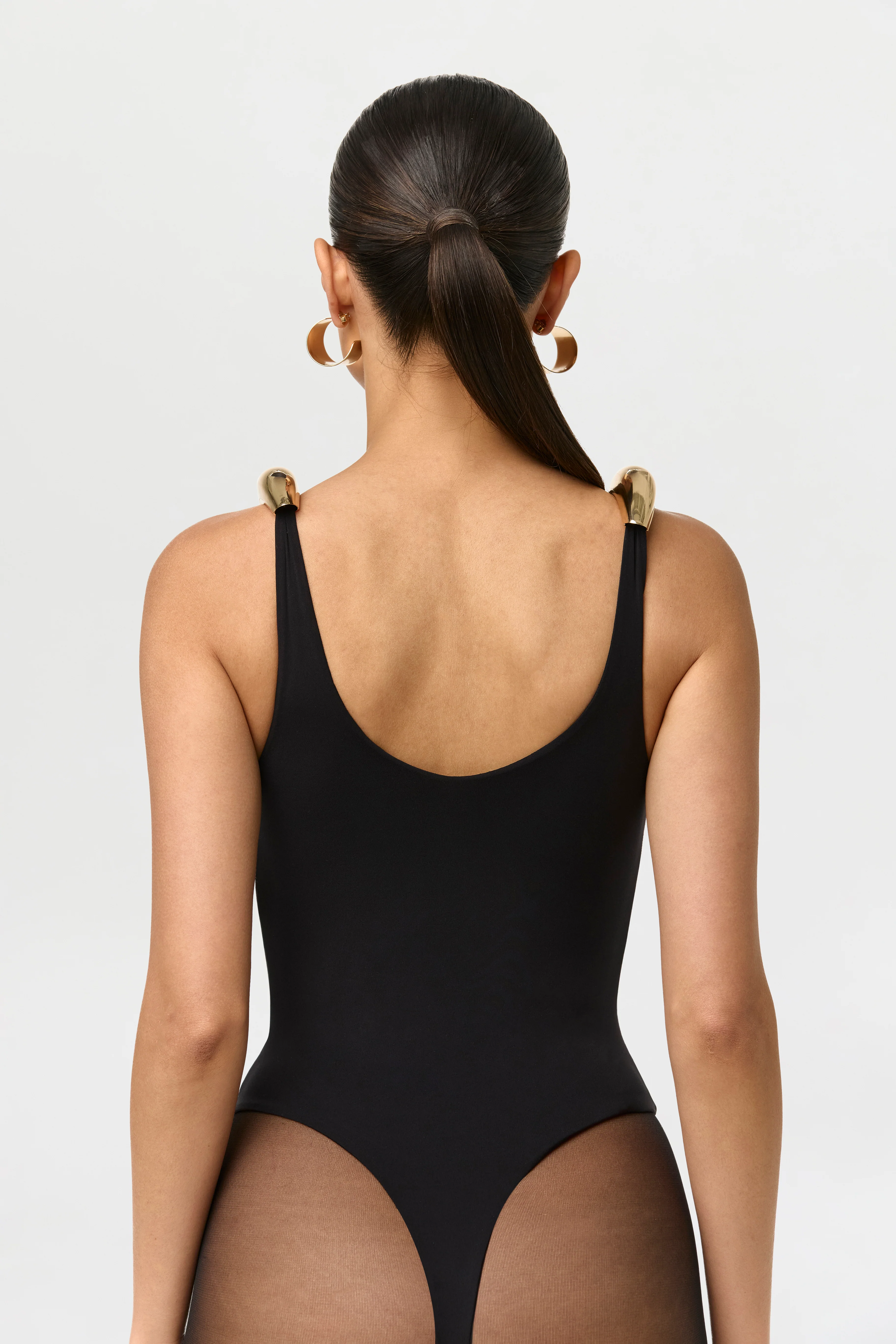 Naked Gold Shoulder Tank Bodysuit - Image 12