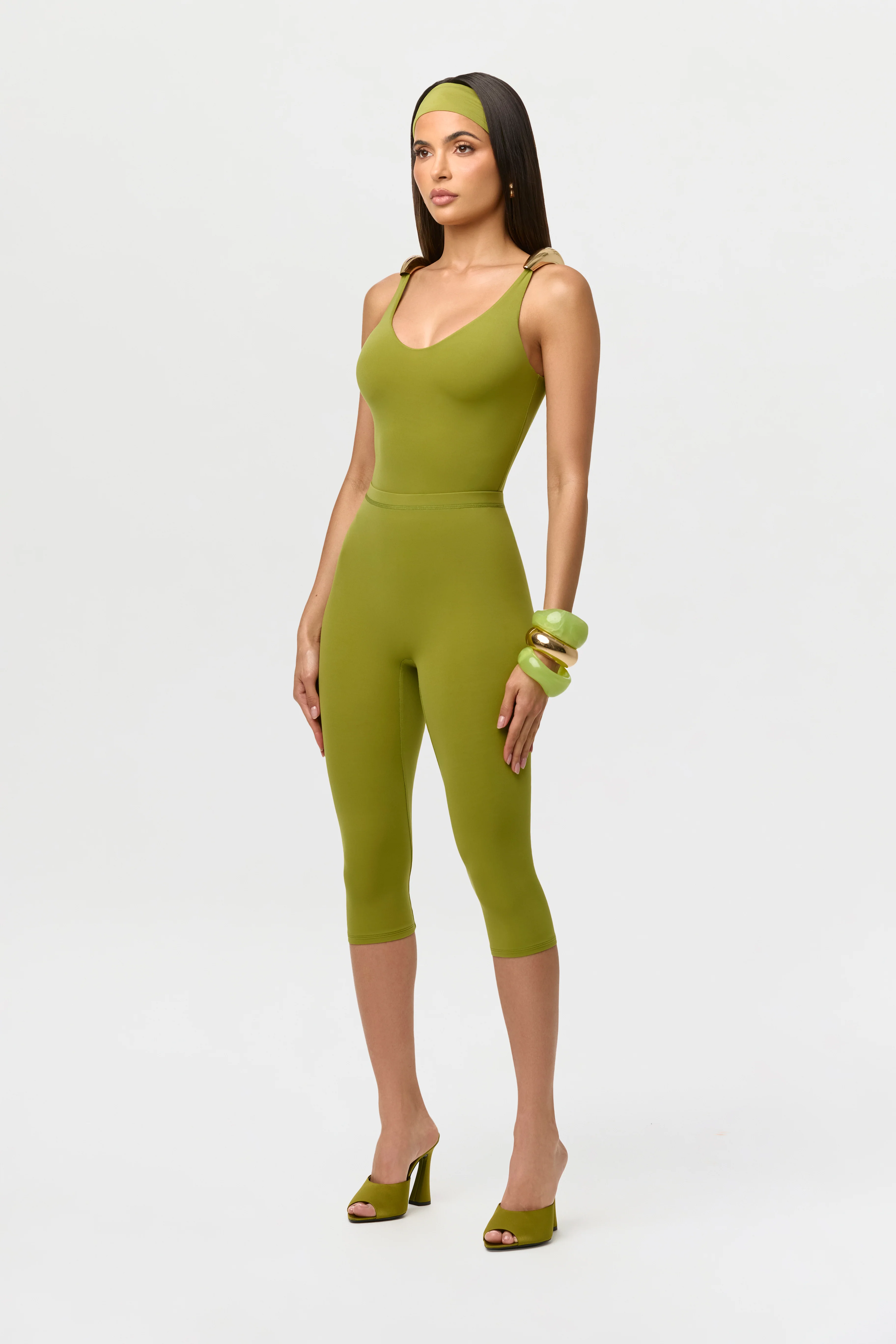 Naked Gold Shoulder Tank Bodysuit - Image 6