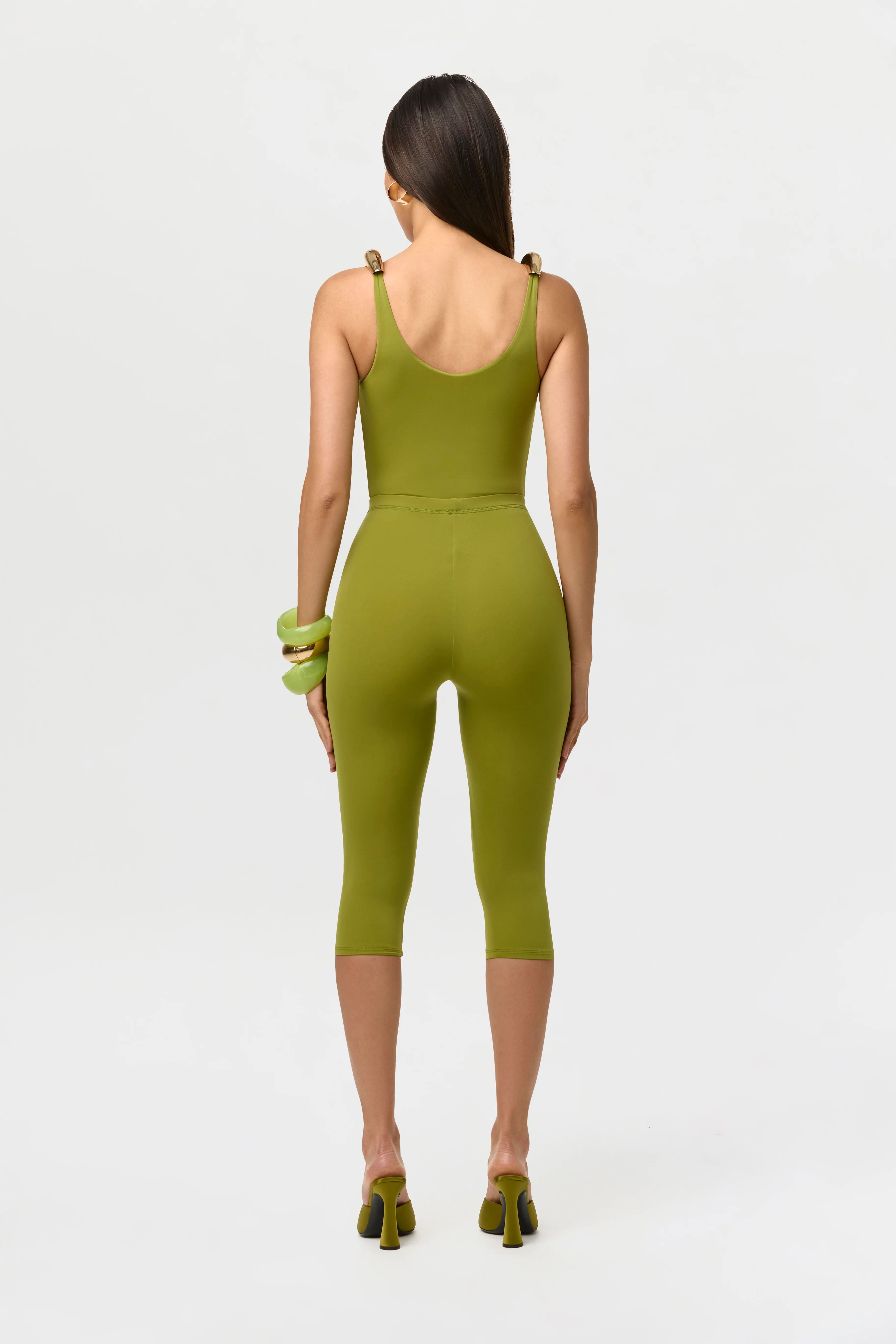 Naked Gold Shoulder Tank Bodysuit - Image 7