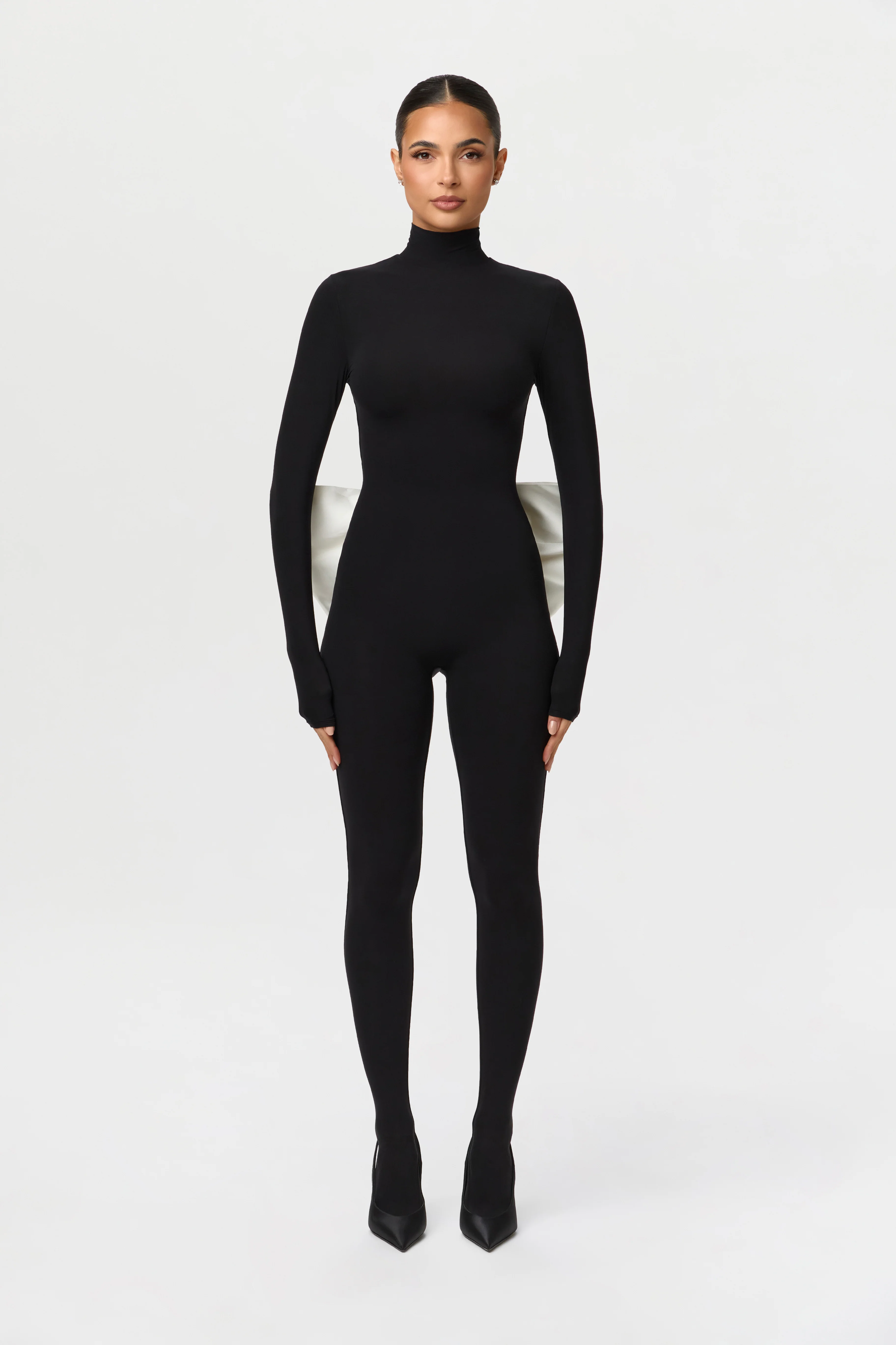Naked Jumpsuit With Bow - Image 3
