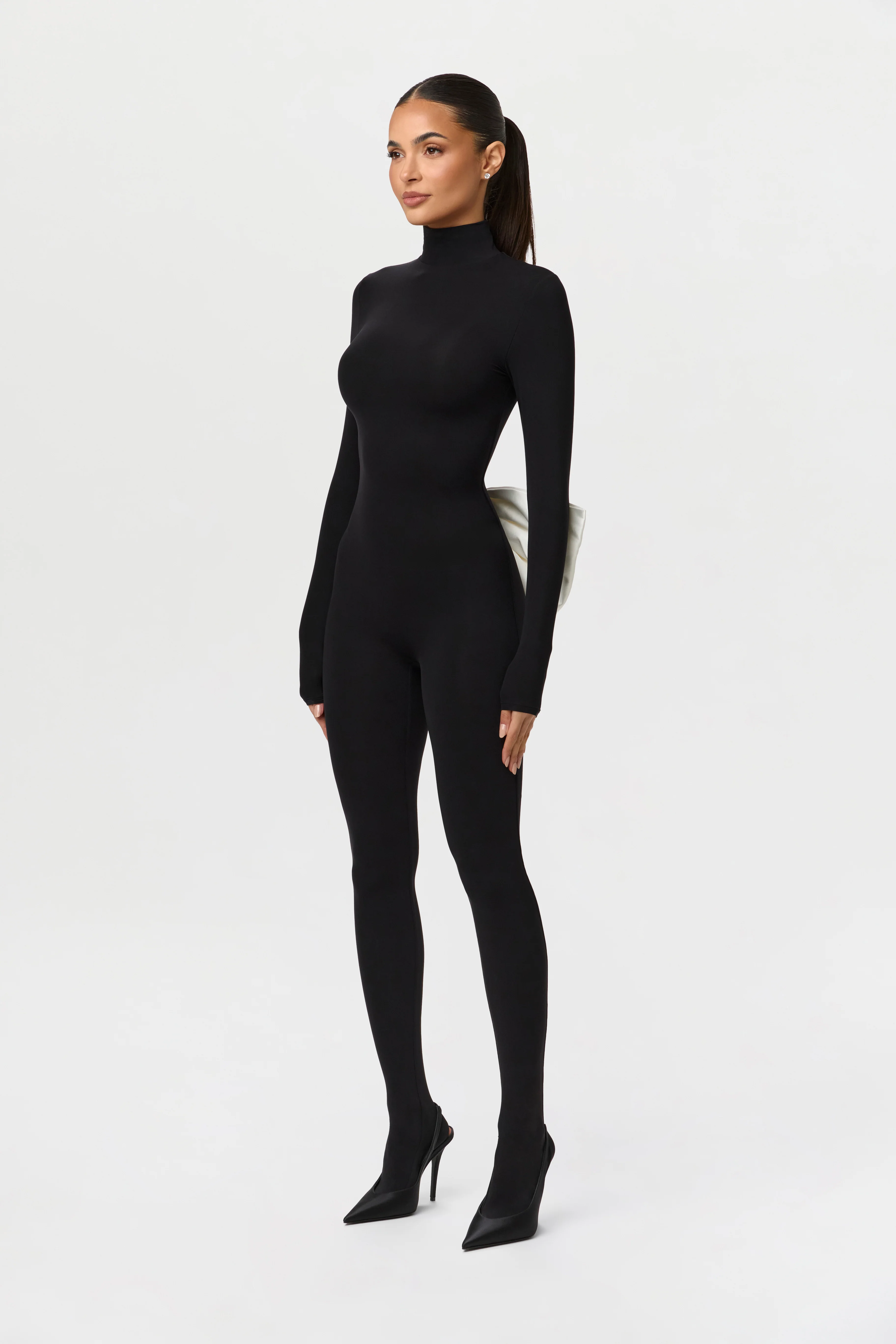 Naked Jumpsuit With Bow - Image 4