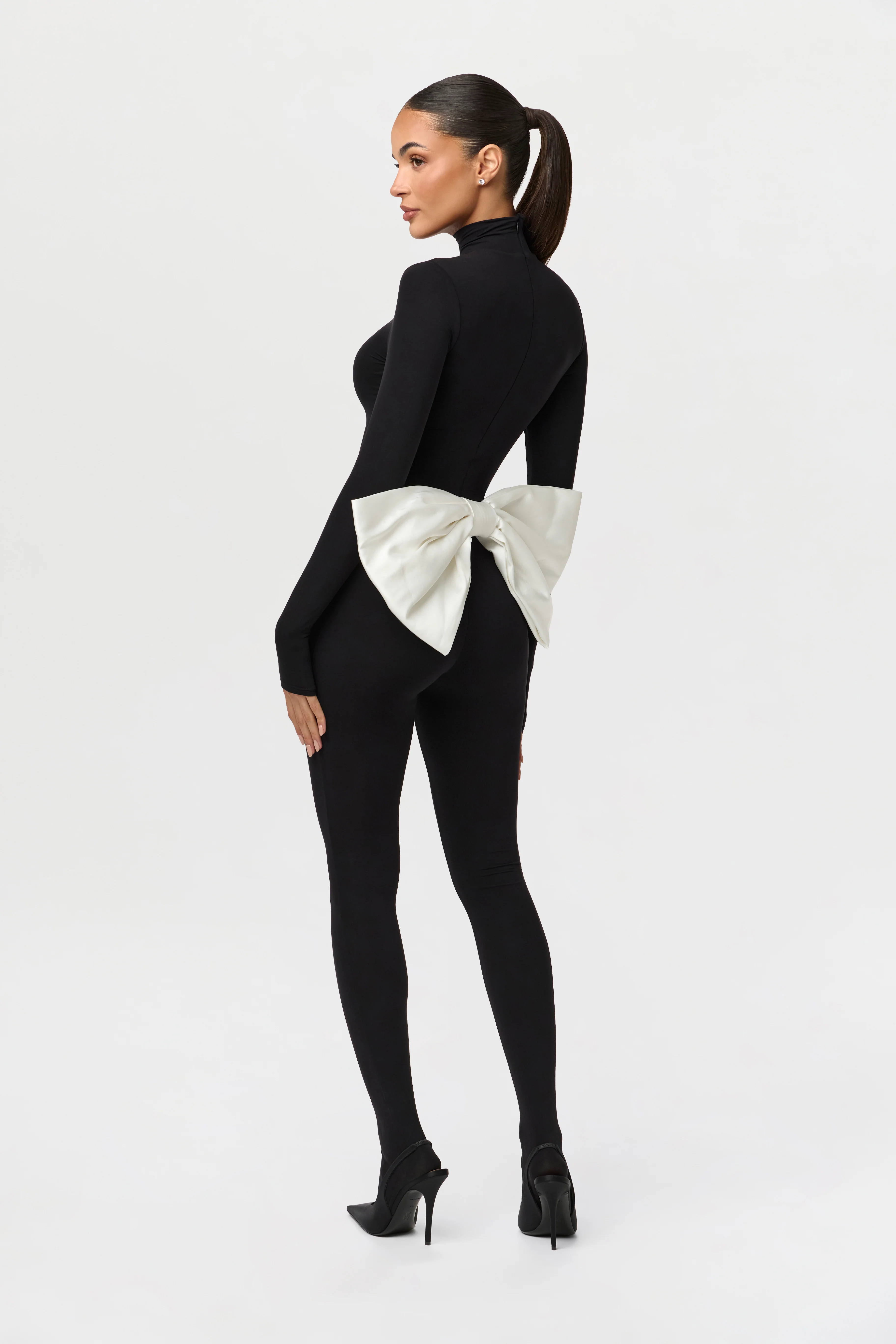 Naked Jumpsuit With Bow - Image 6