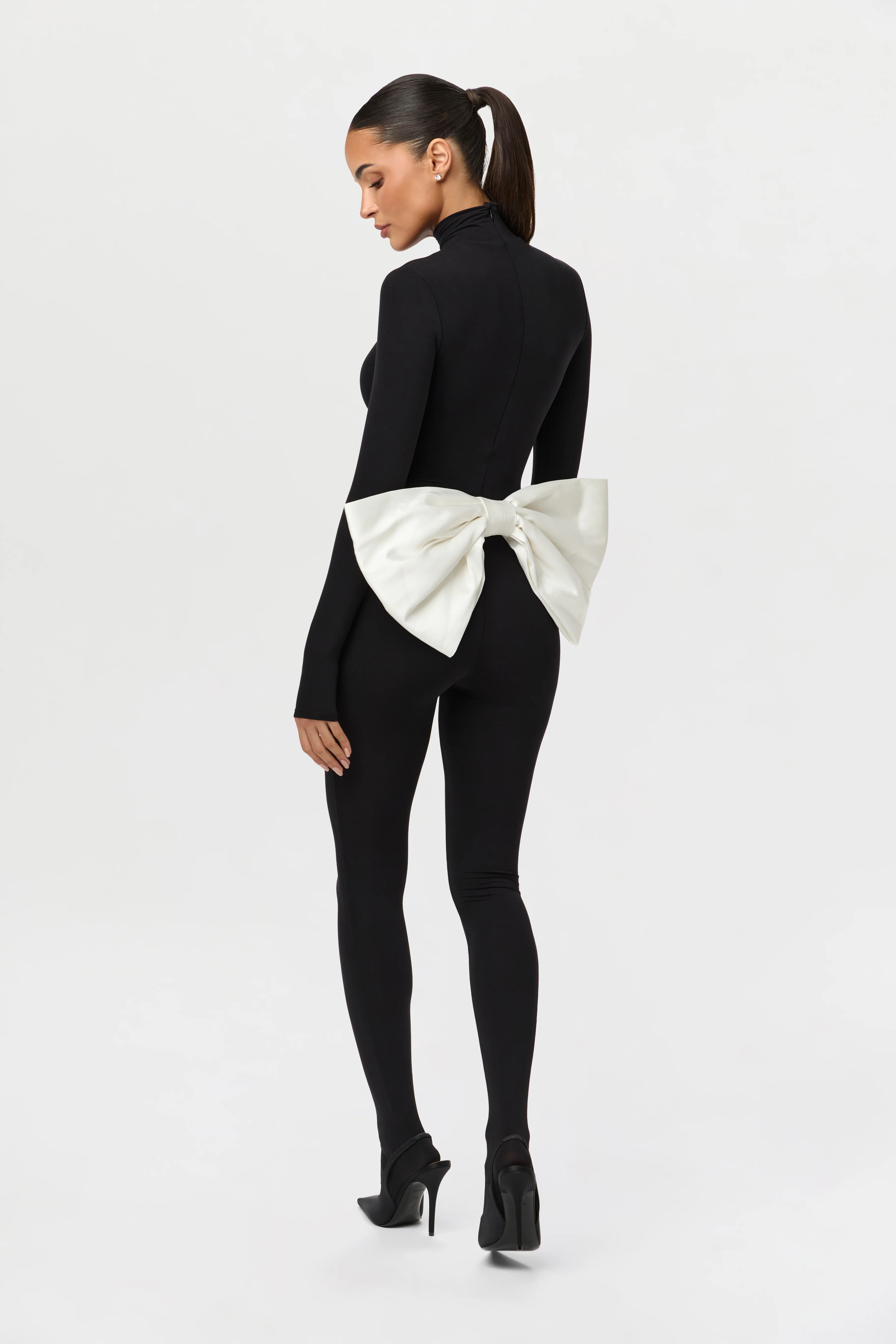 Naked Jumpsuit With Bow - Image 7
