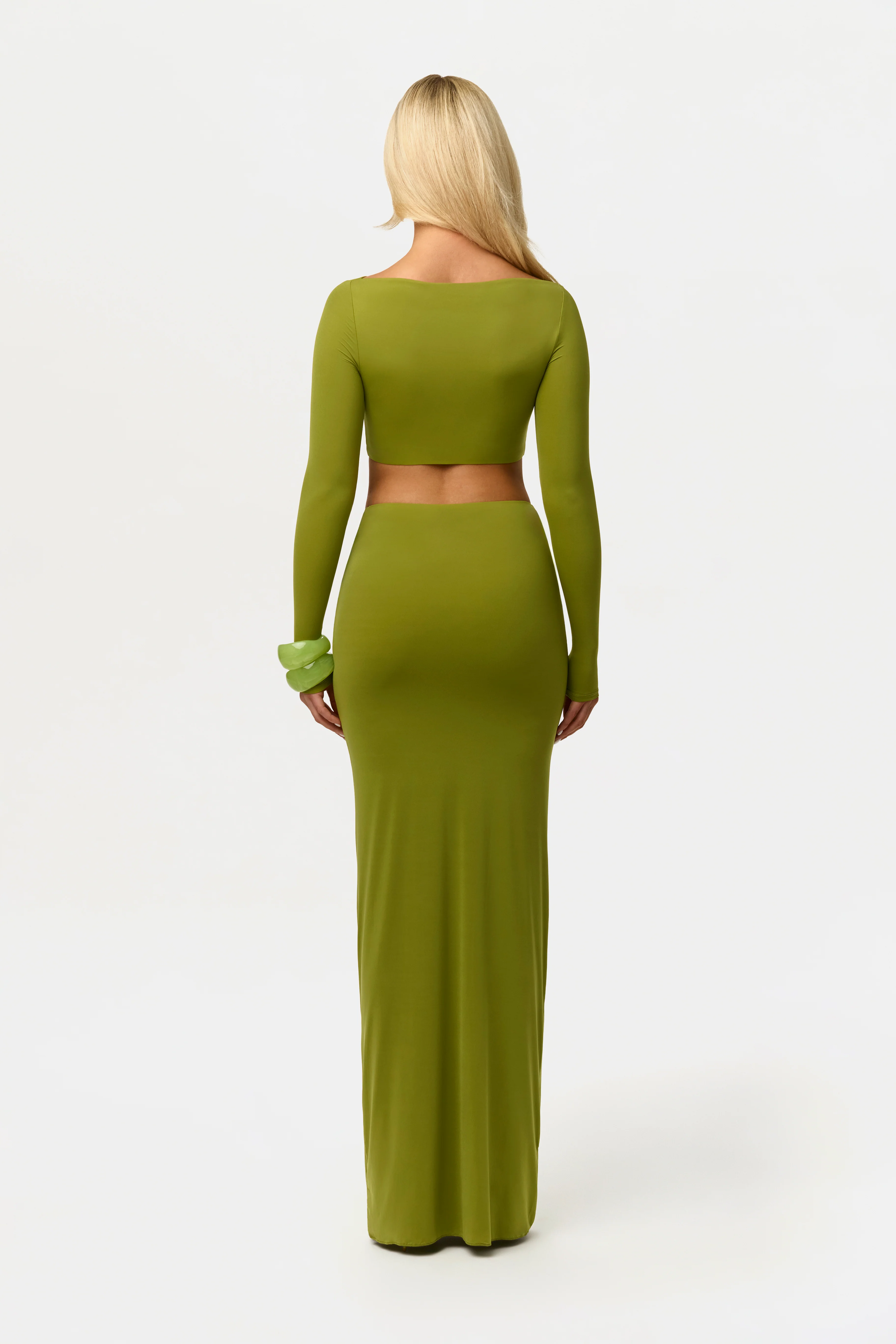 Naked Scoop Waist Maxi Skirt - Image 4