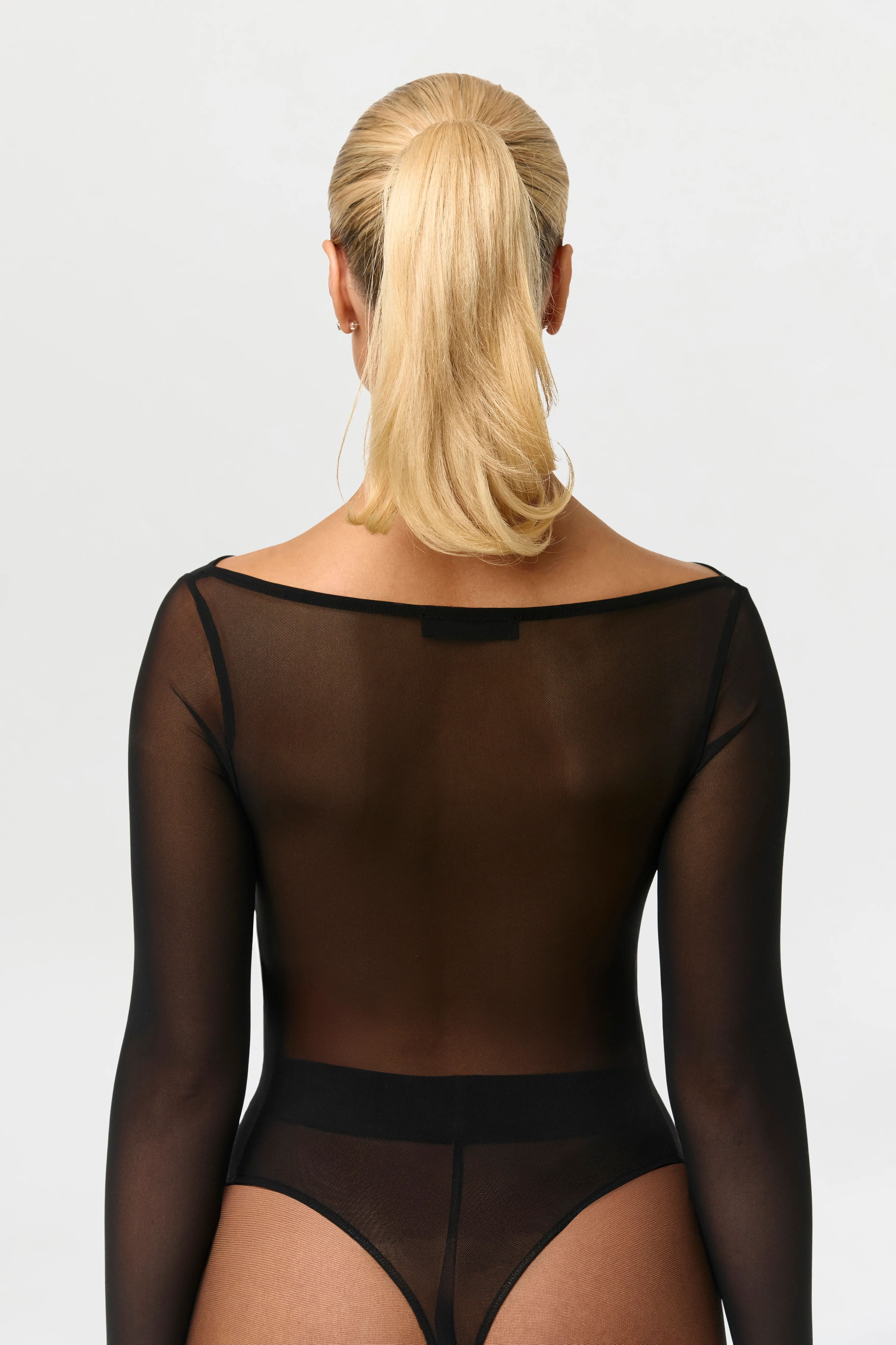 Naked Mesh Boatneck Bodysuit - Image 12