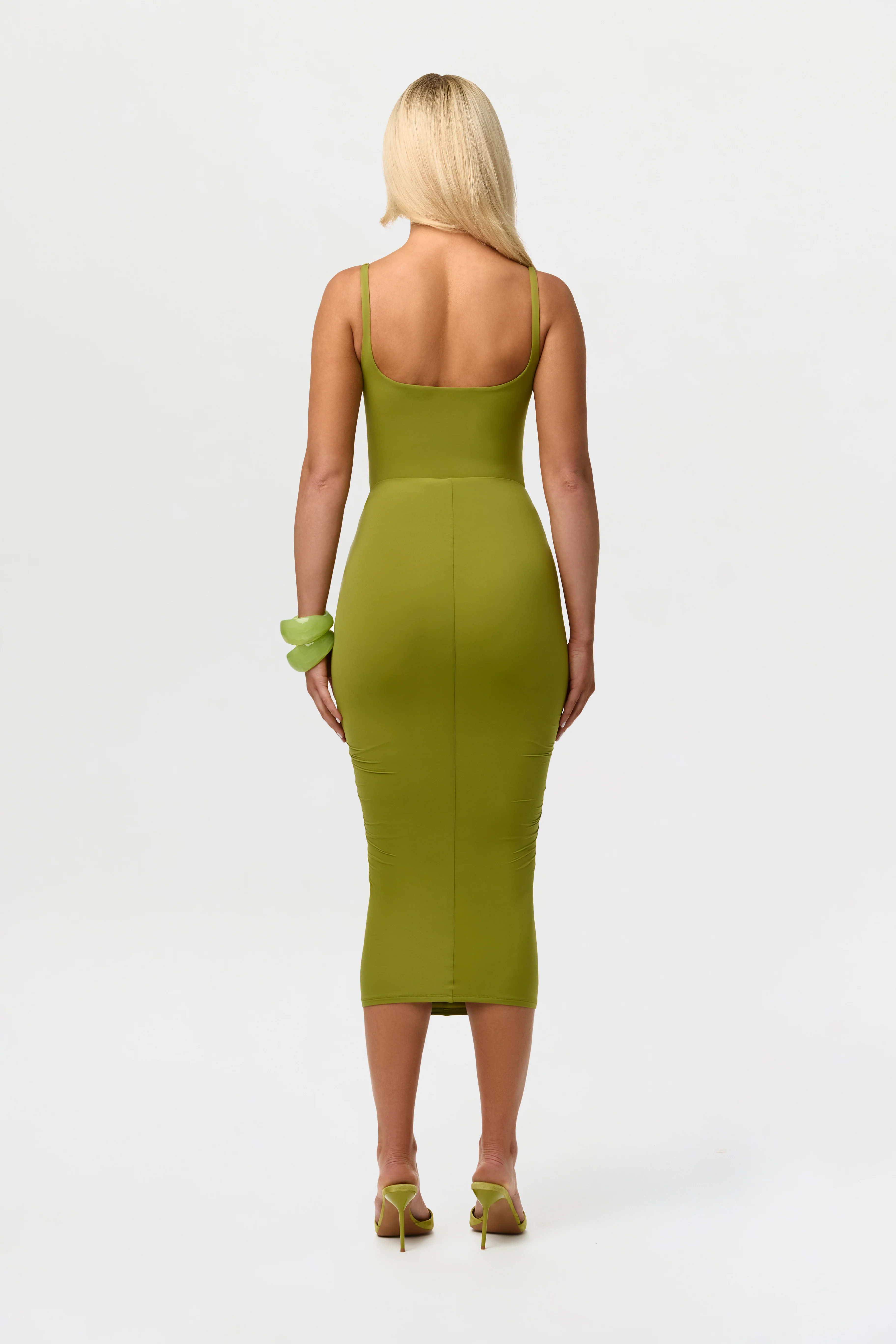 Naked Drape Midi Skirt - Image 5