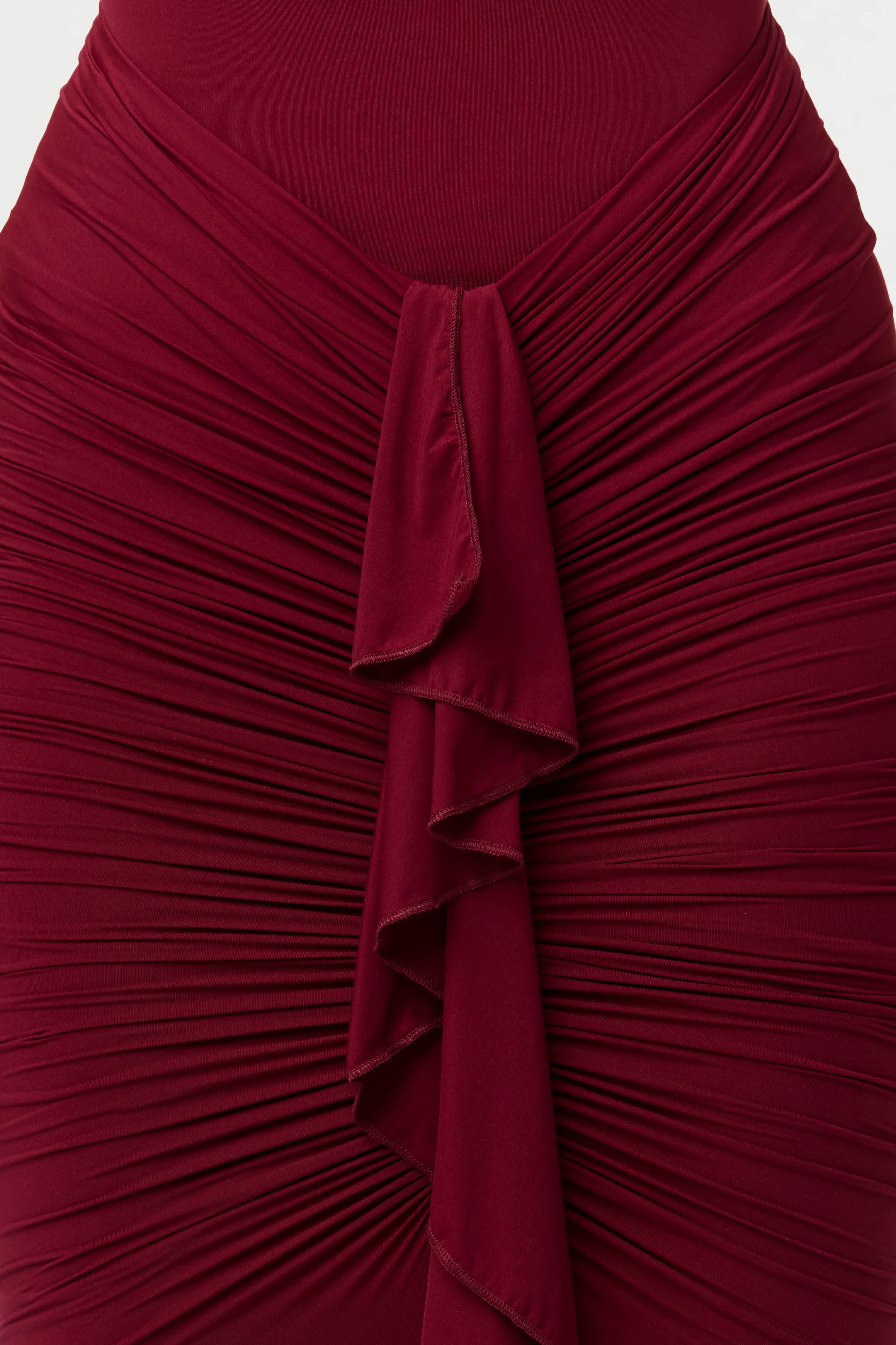 Naked Drape Midi Skirt - Image 7
