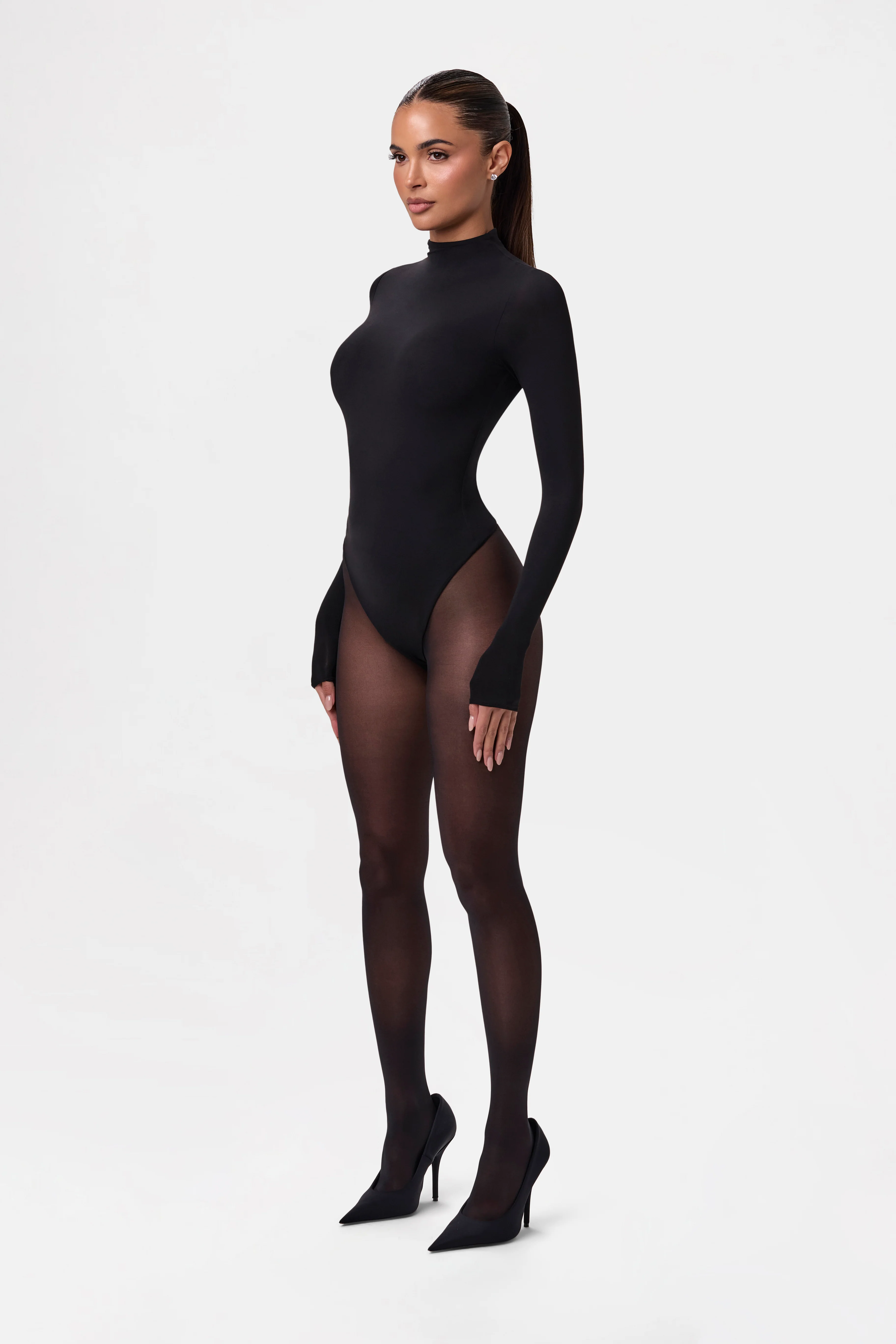 Naked Mock Neck Bodysuit - Image 10
