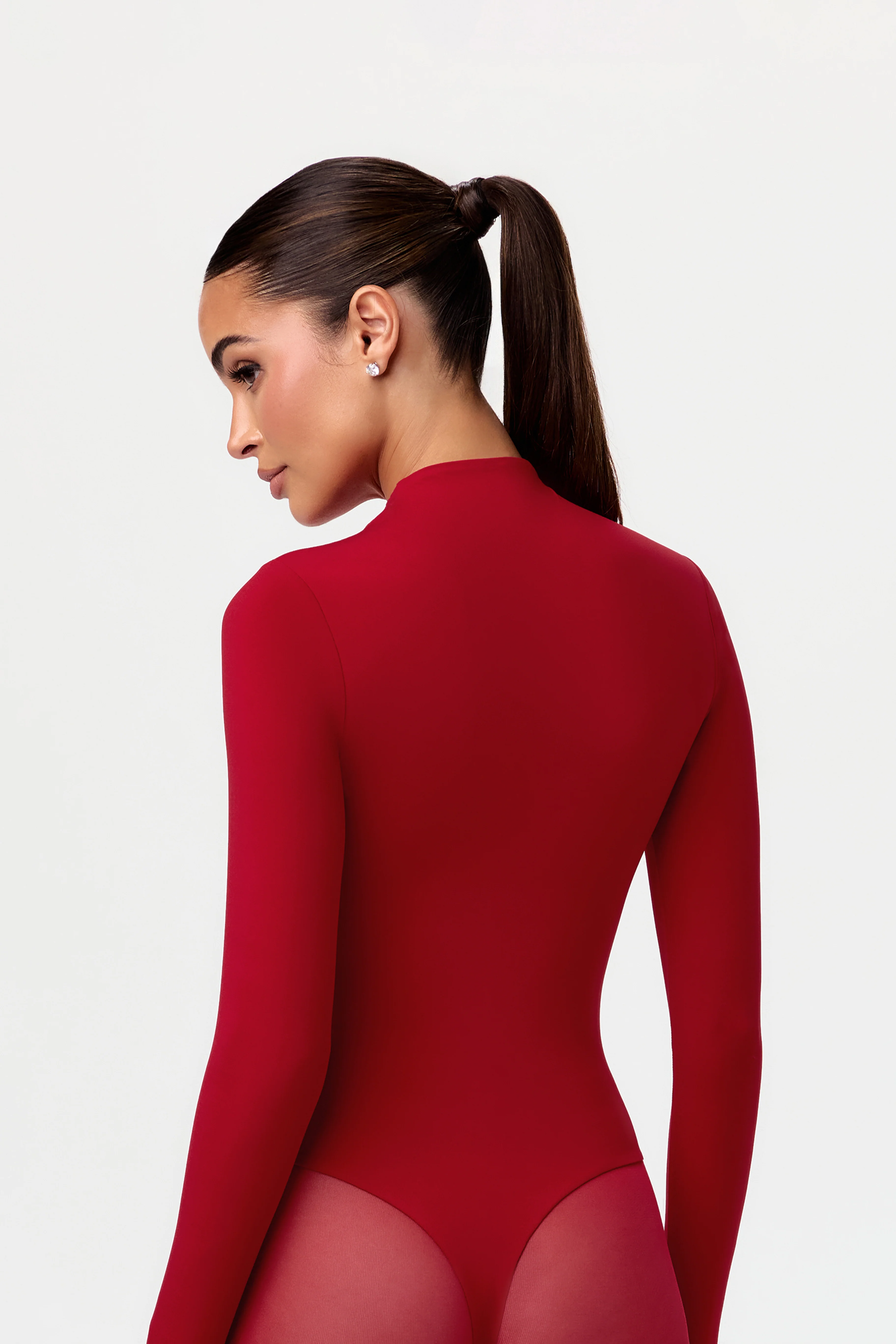 Naked Mock Neck Bodysuit - Image 16