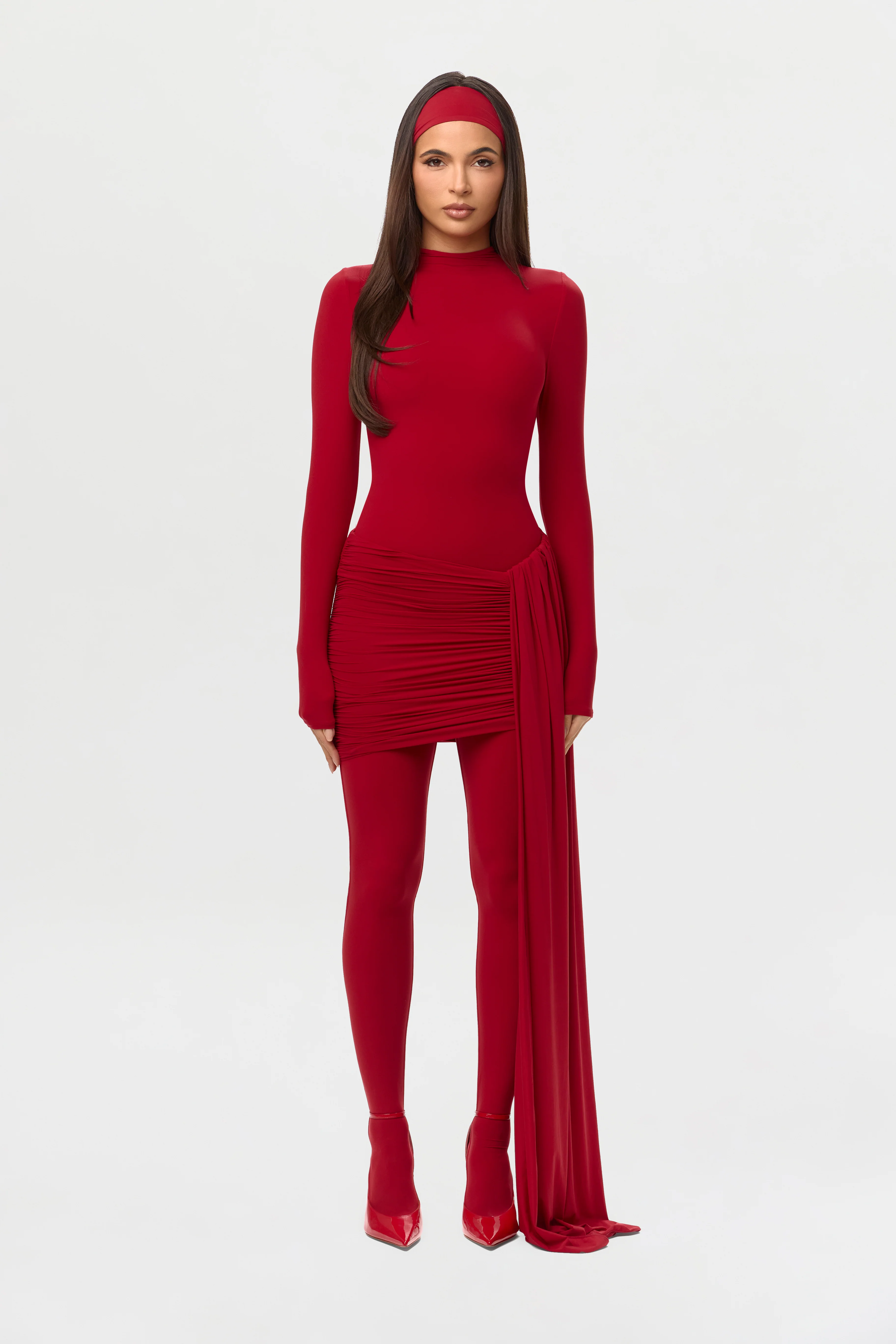 Naked Mock Neck Bodysuit - Image 17