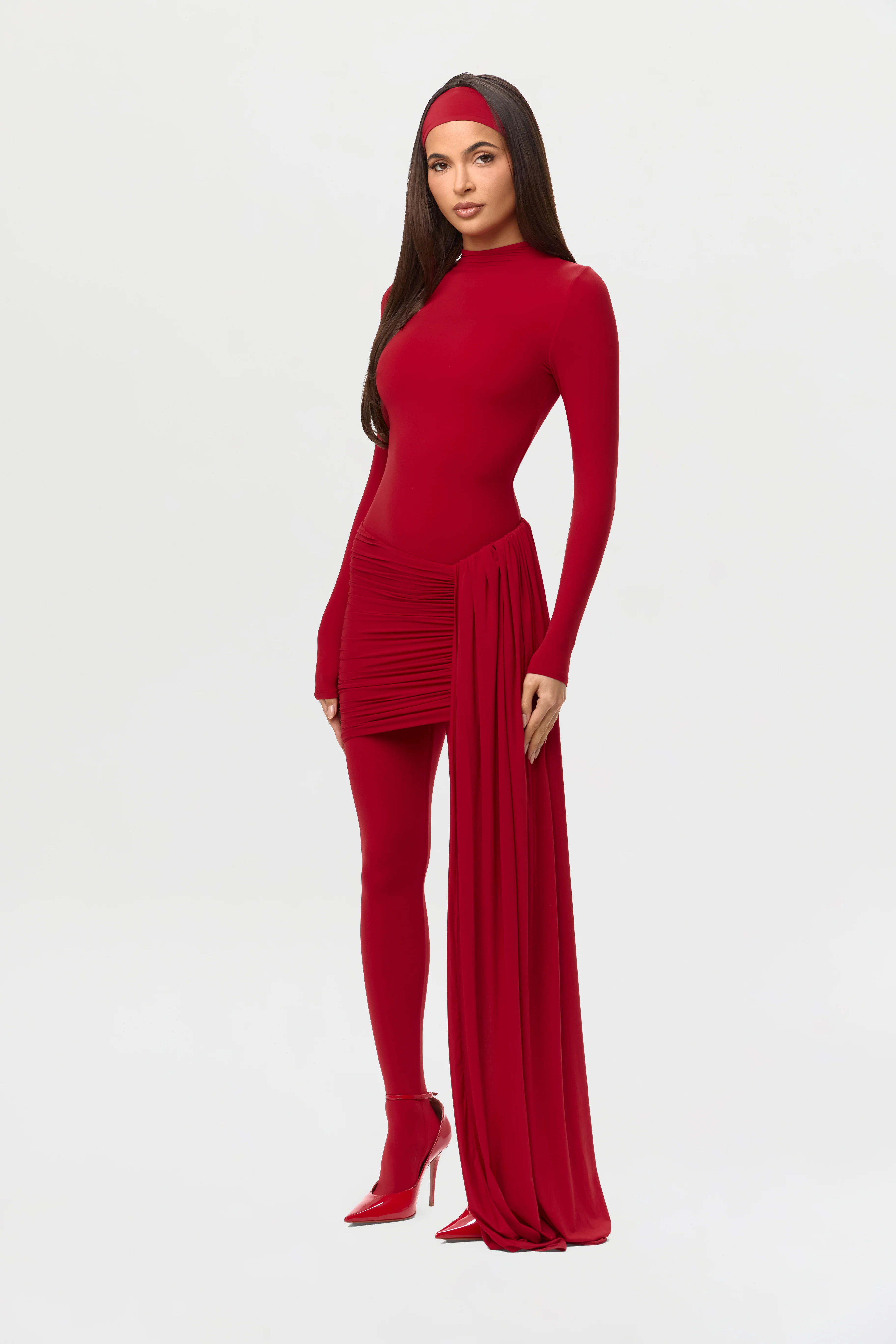 Naked Mock Neck Bodysuit - Image 18