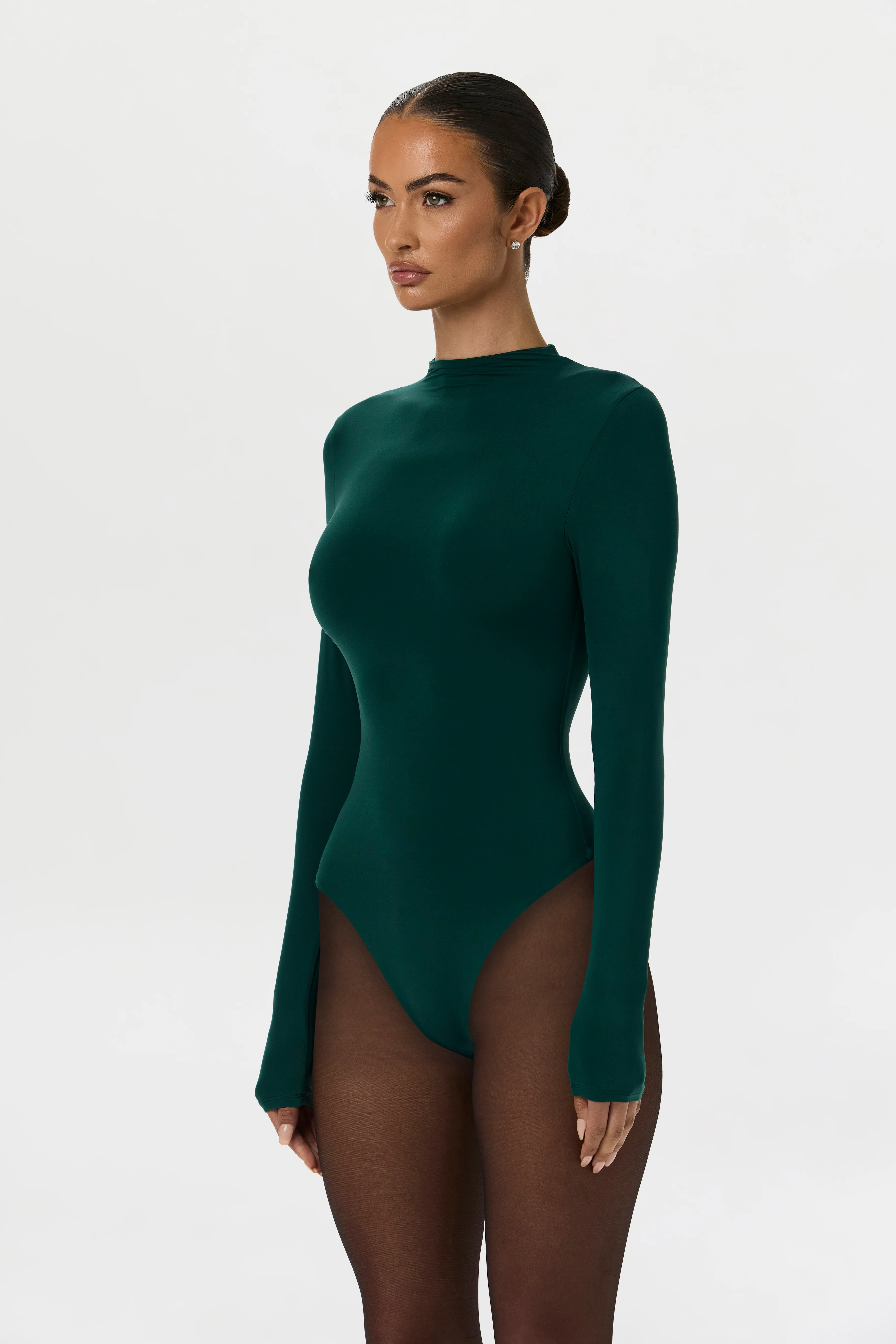 Naked Mock Neck Bodysuit - Image 19