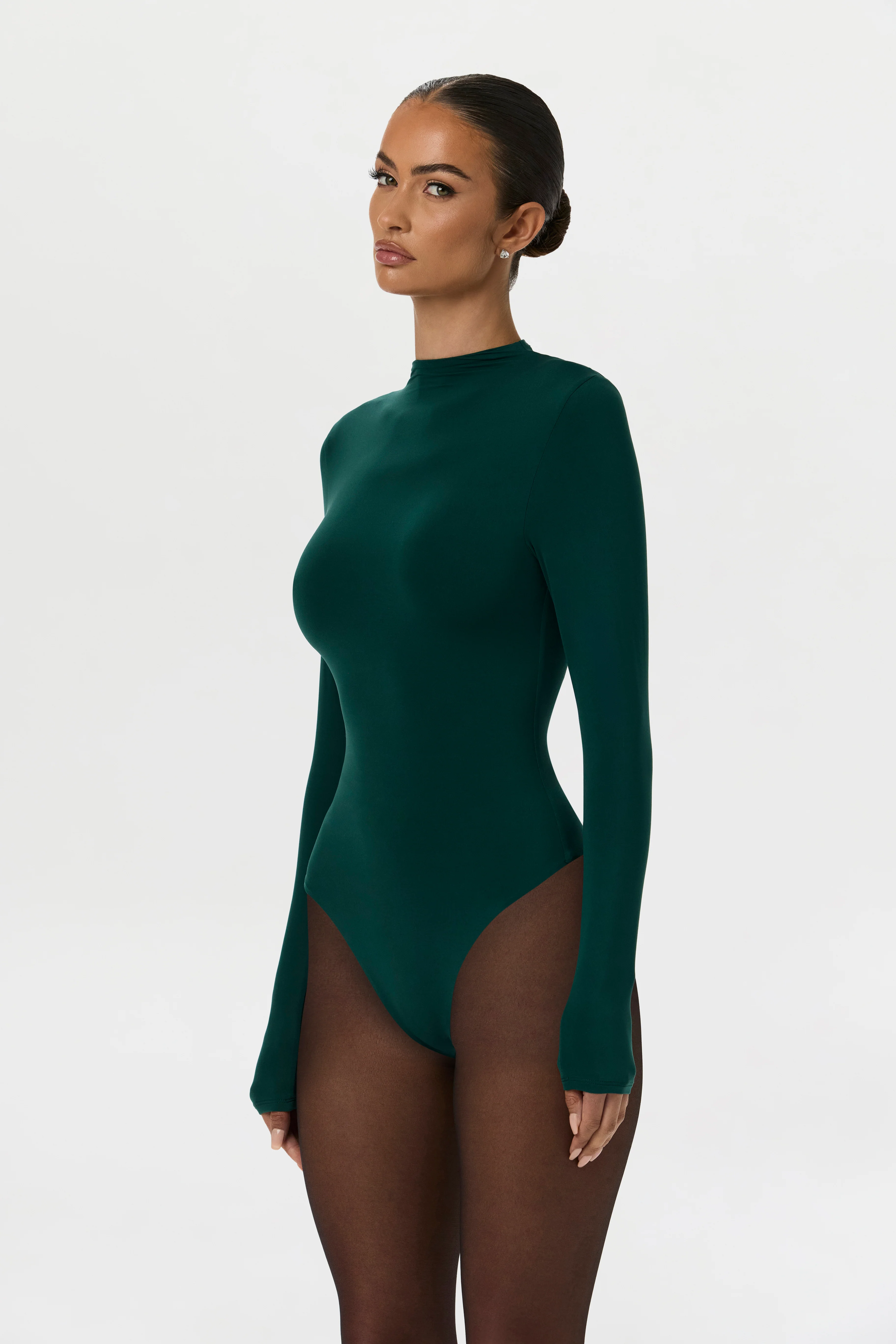 Naked Mock Neck Bodysuit - Image 22