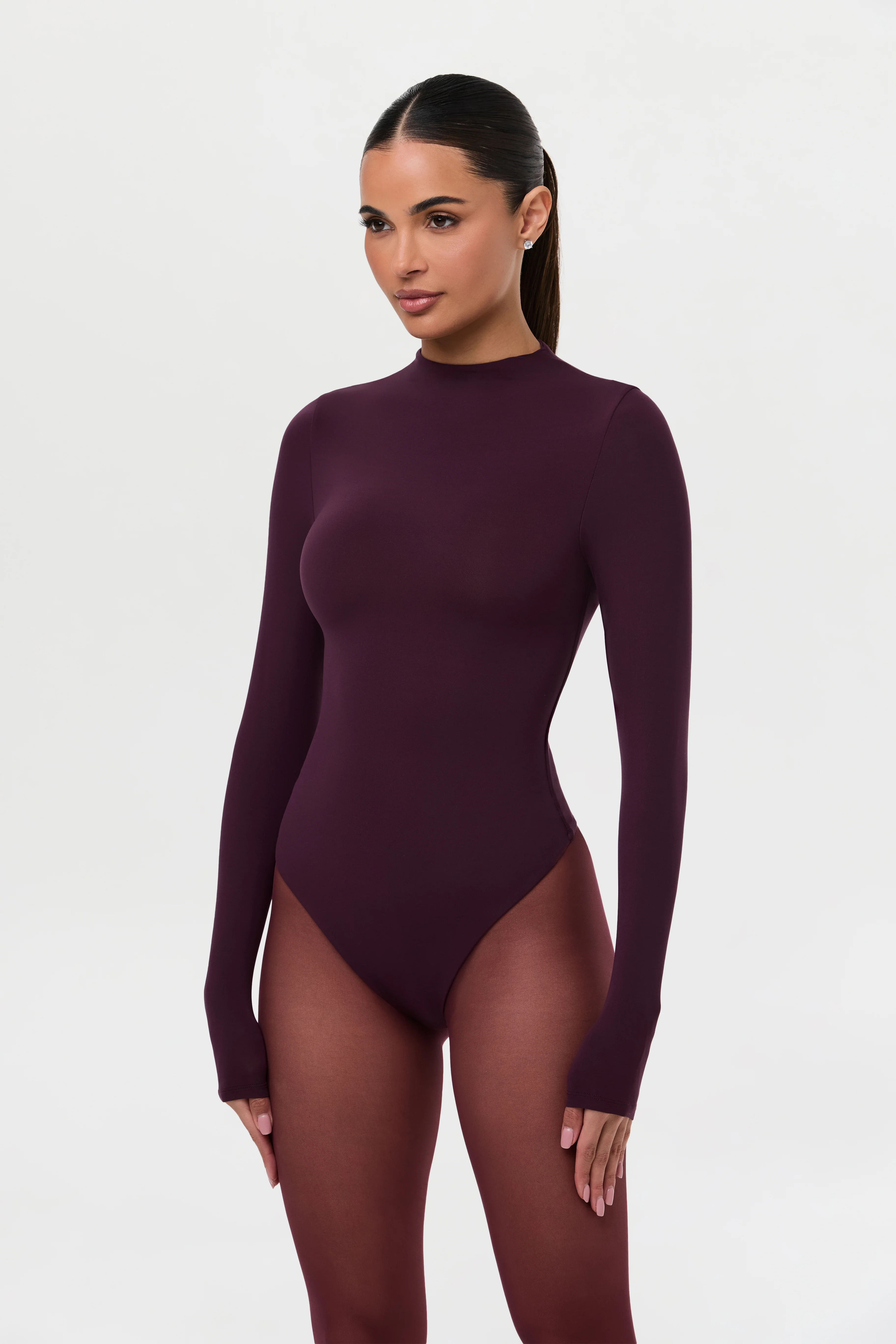 Naked Mock Neck Bodysuit - Image 24