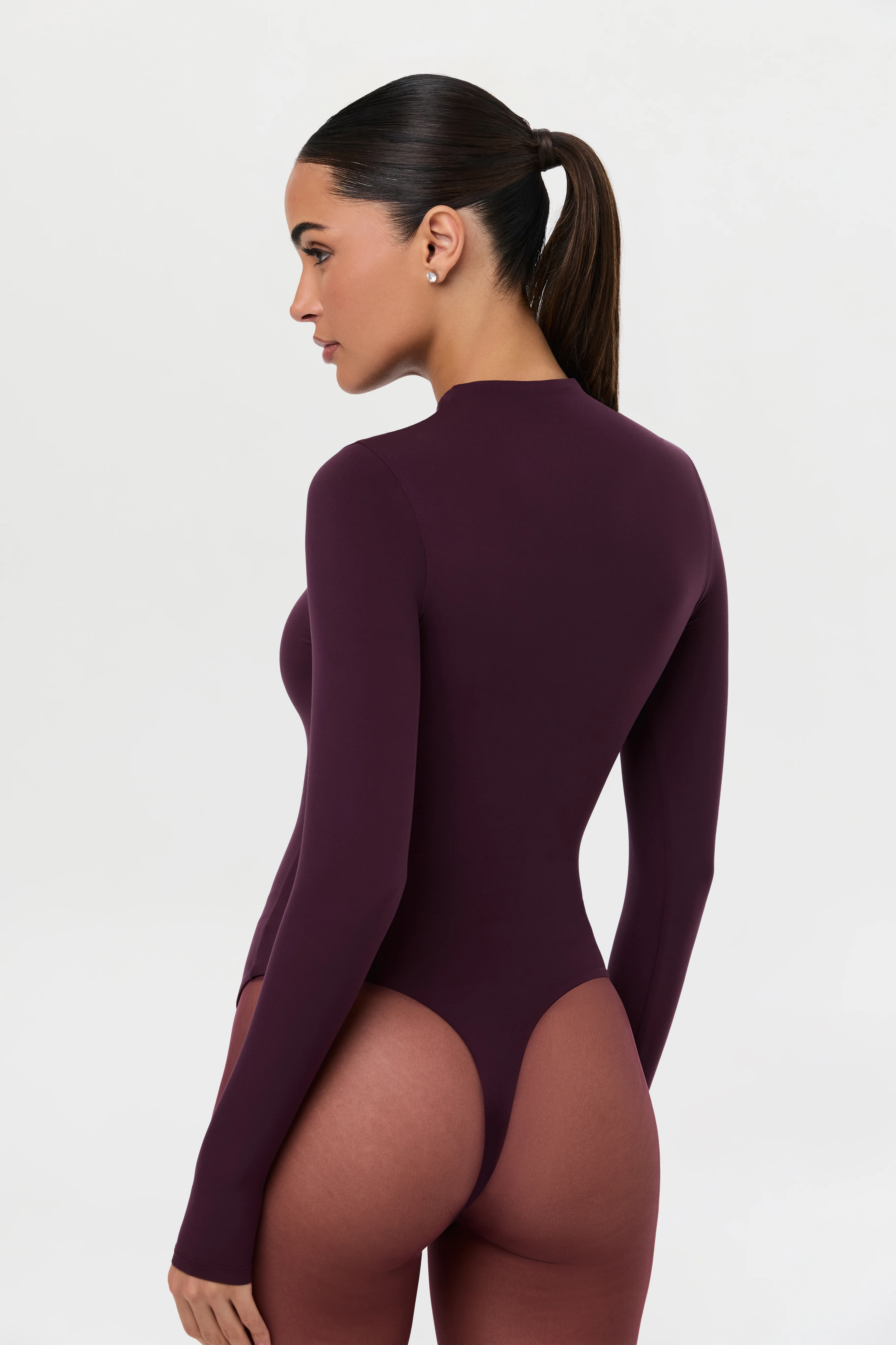 Naked Mock Neck Bodysuit - Image 31