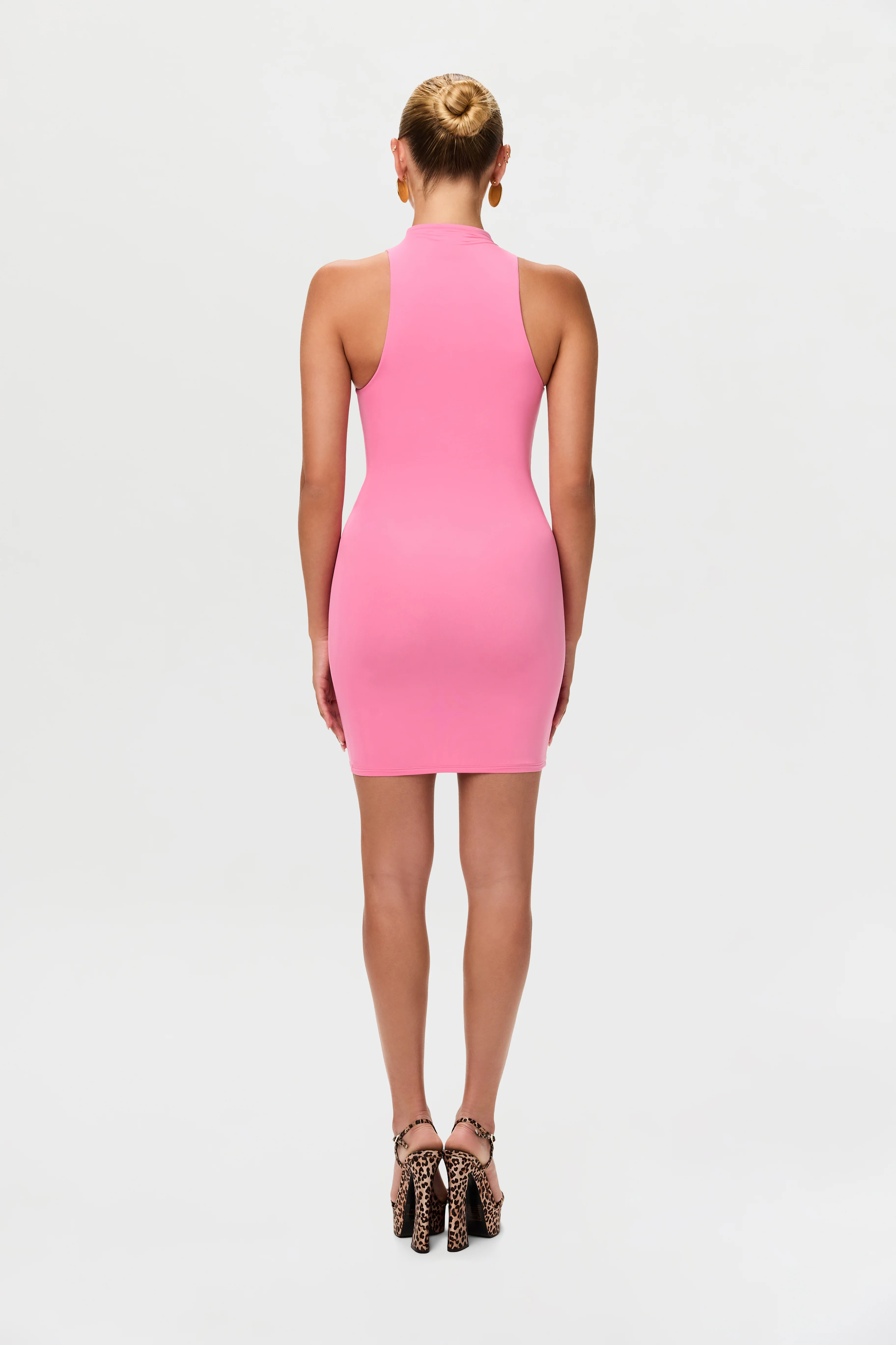 Naked Sleeveless Mini Dress - Image 10