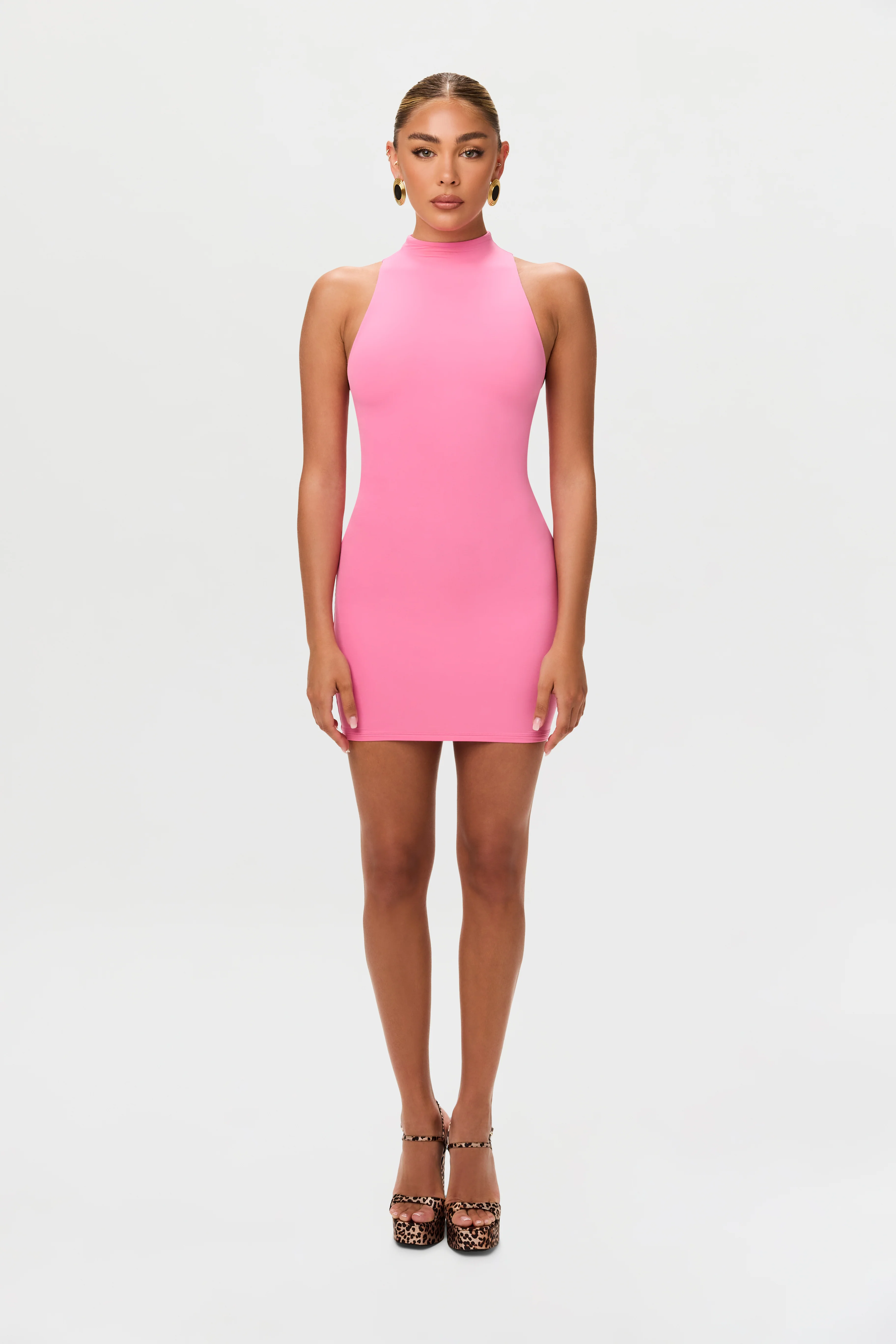 Naked Sleeveless Mini Dress - Image 8