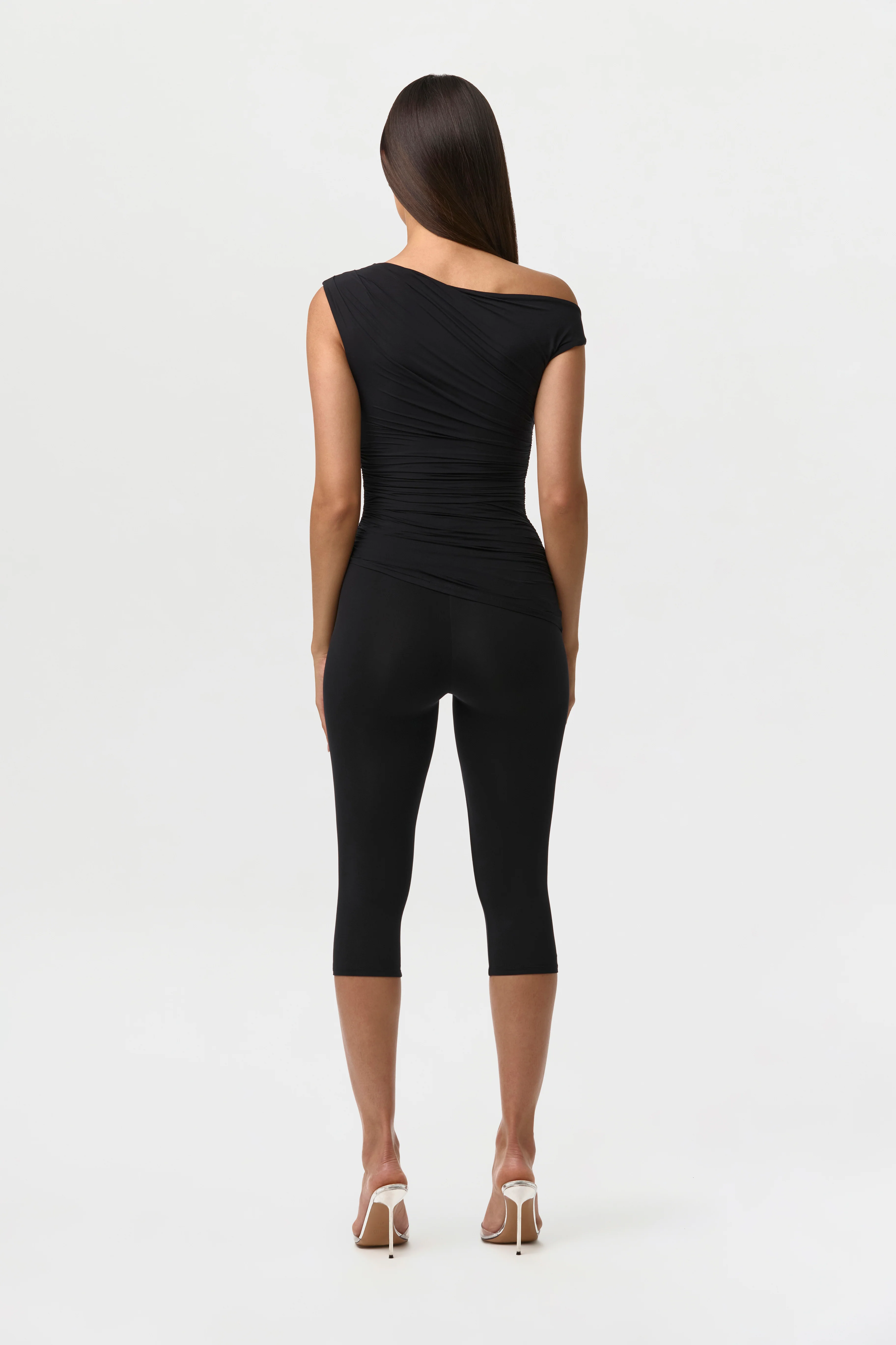 Naked Off-Shoulder Ruched Top - Image 10