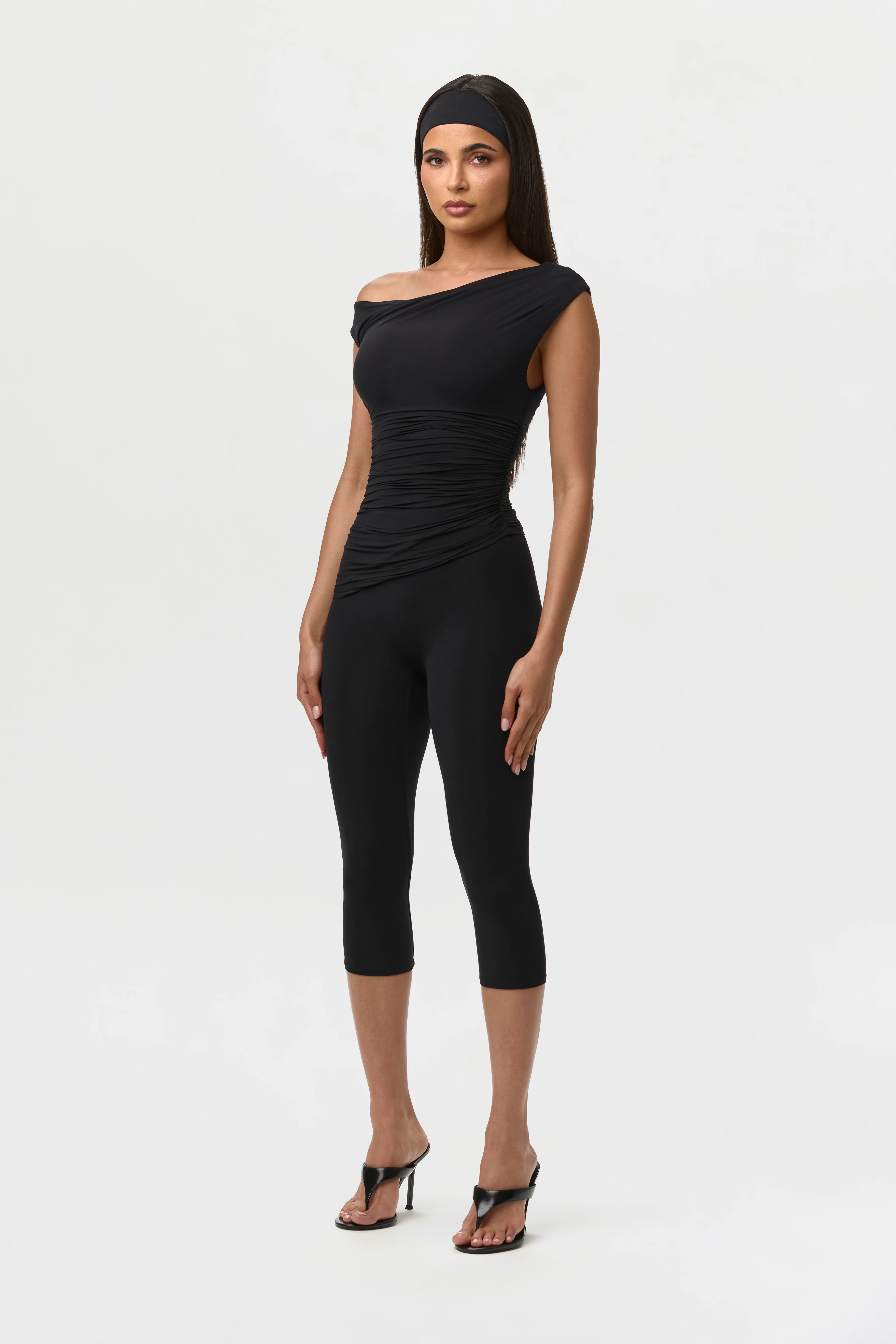 Naked Off-Shoulder Ruched Top - Image 4