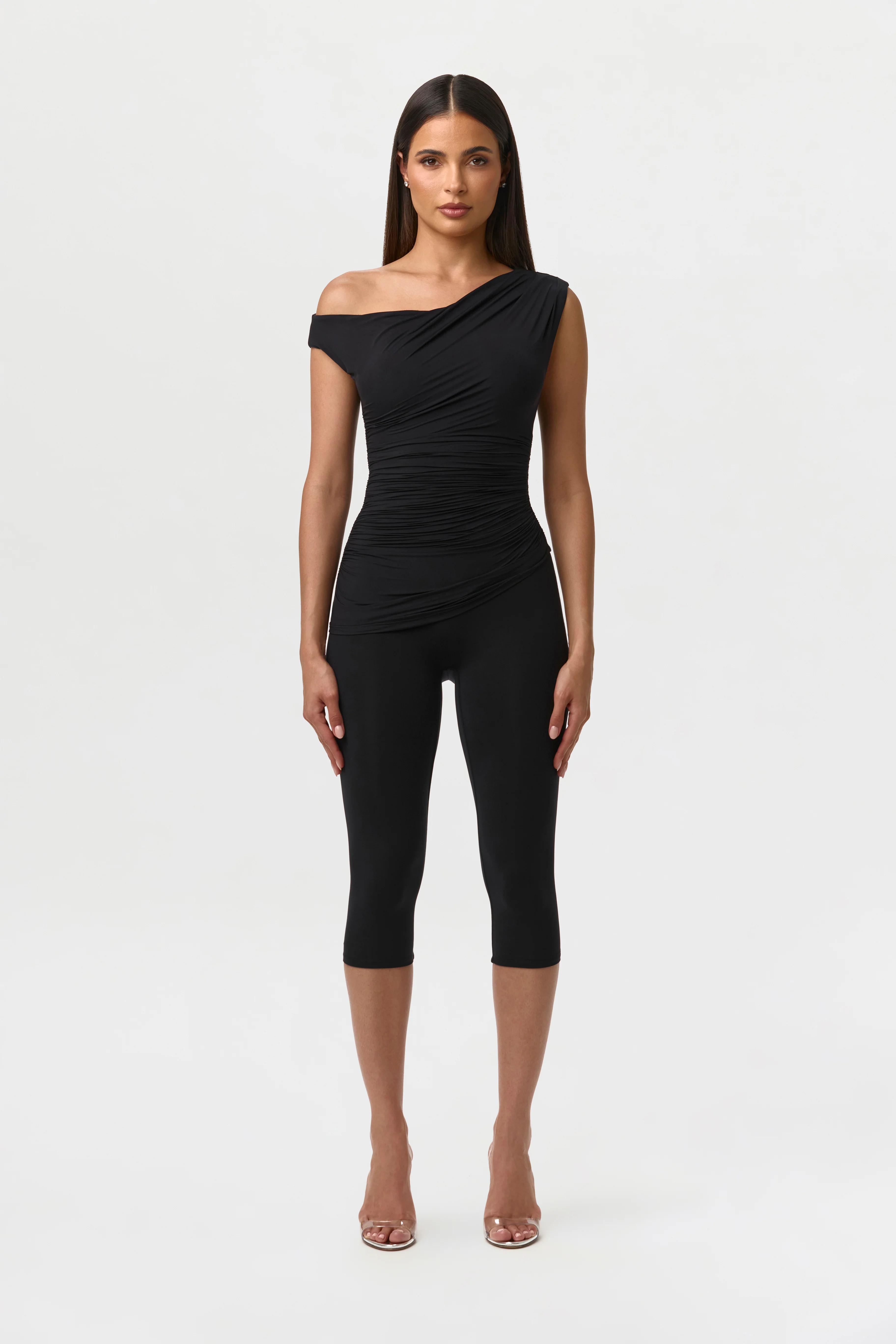 Naked Off-Shoulder Ruched Top - Image 7