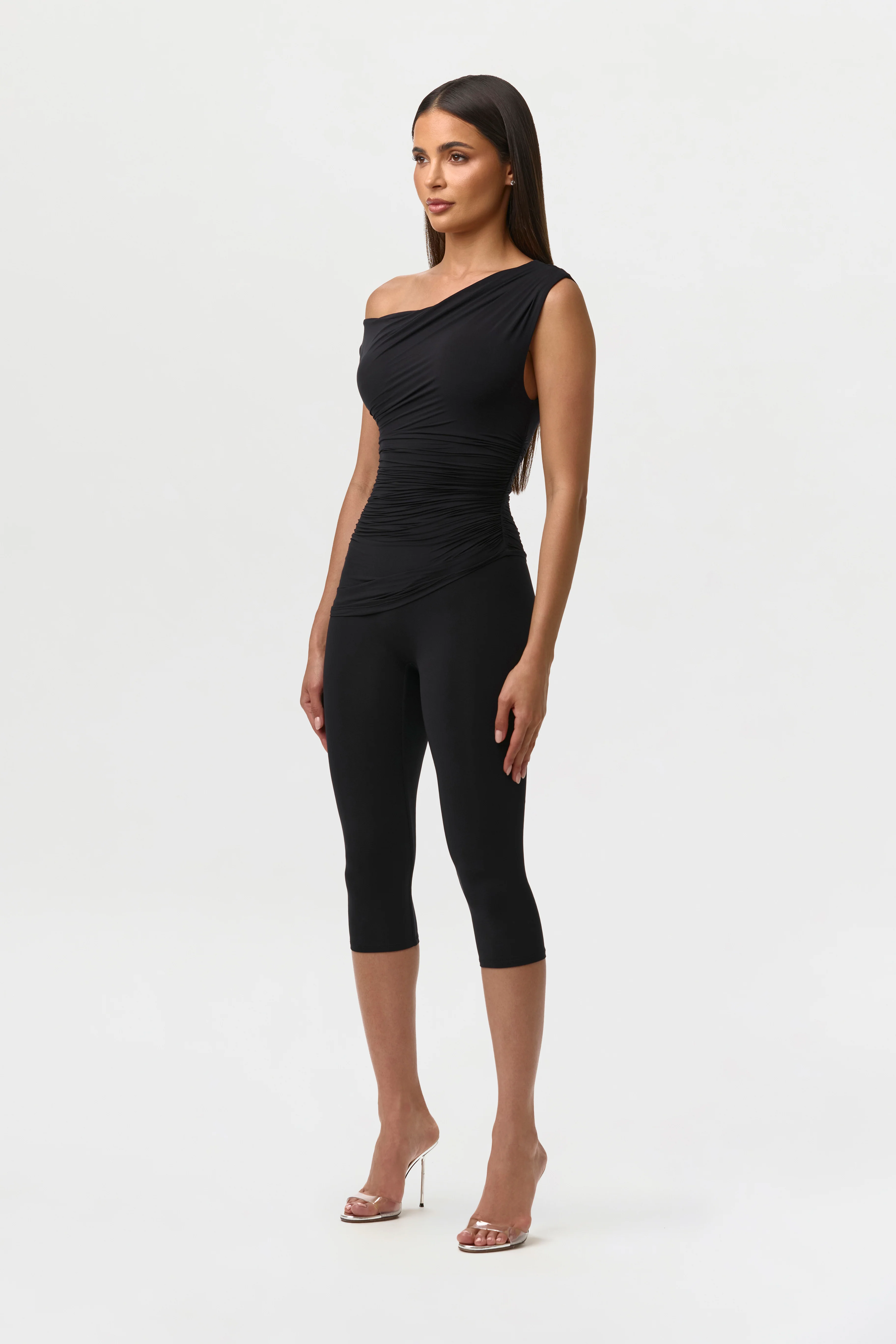 Naked Off-Shoulder Ruched Top - Image 9