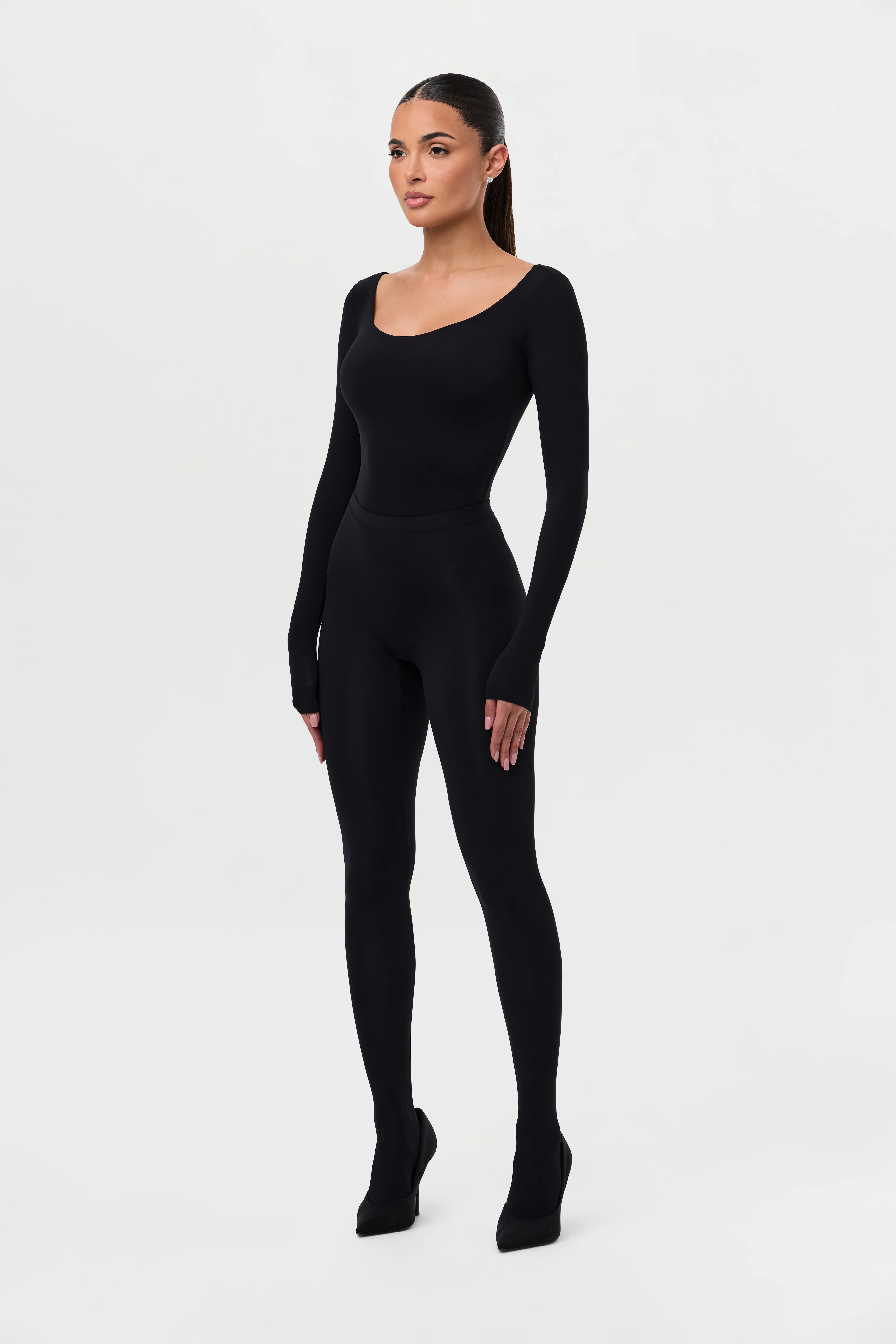 Naked Scoop Neck Bodysuit - Image 2