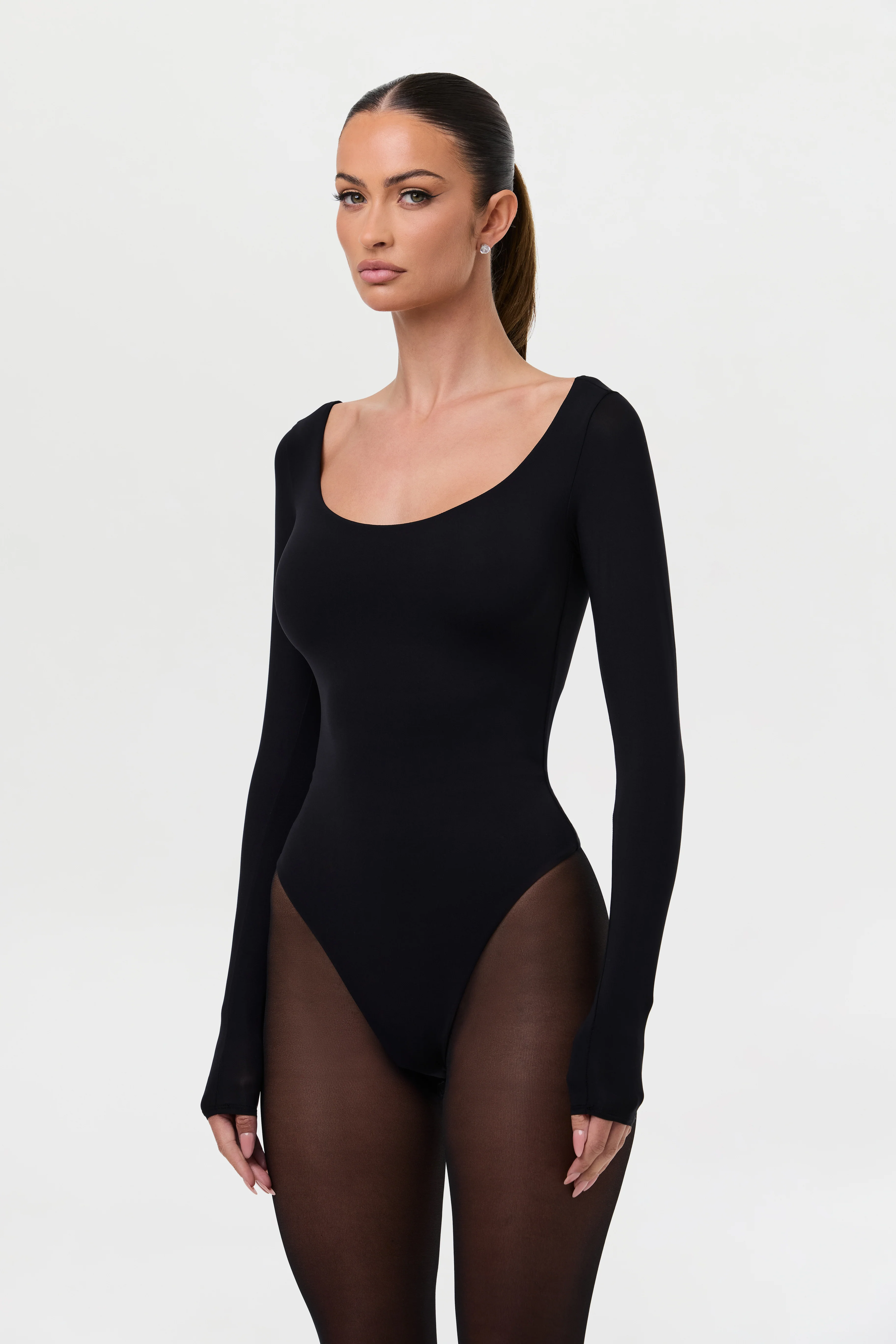 Naked Scoop Neck Bodysuit - Image 5