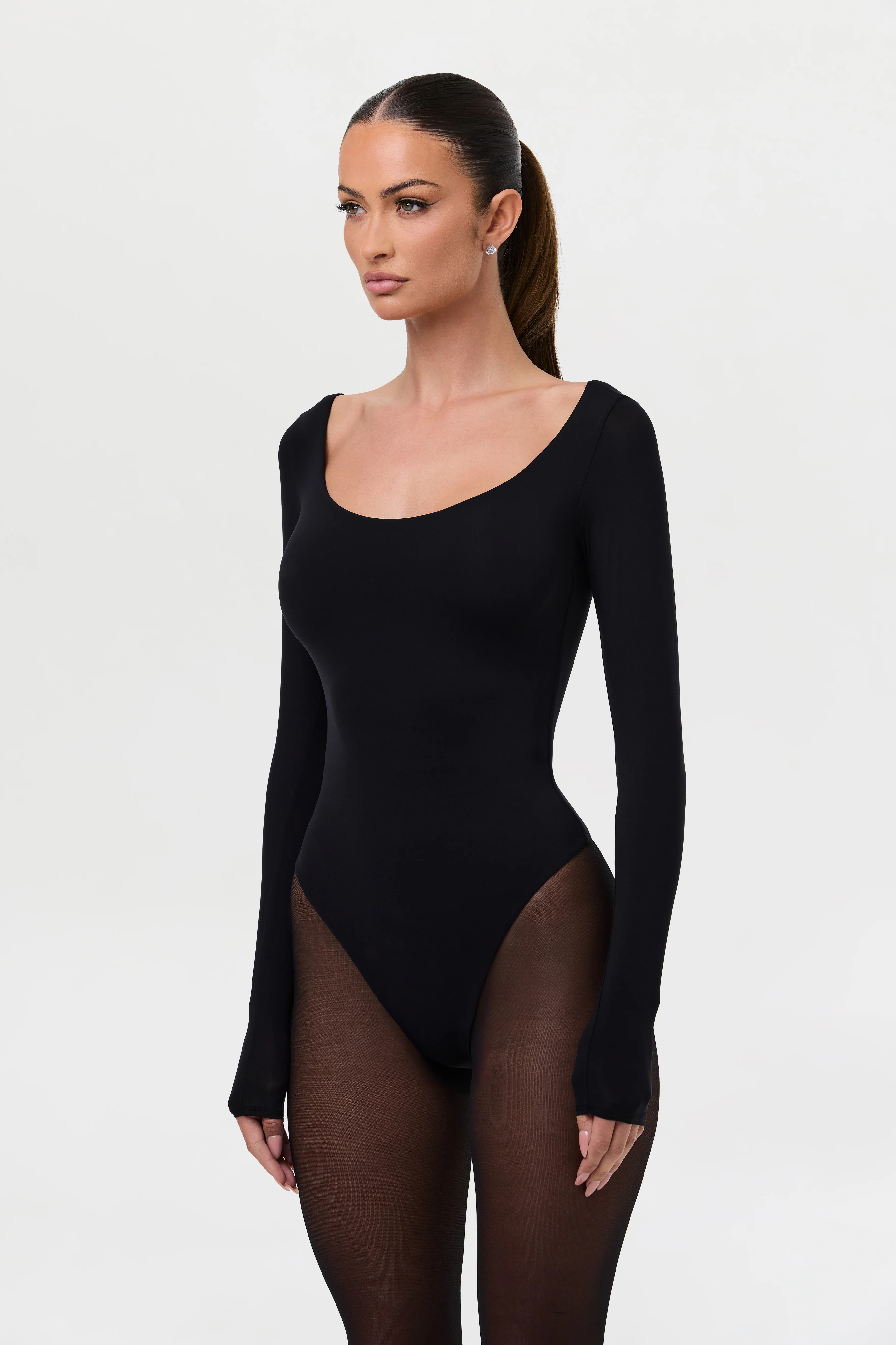 Naked Scoop Neck Bodysuit - Image 6